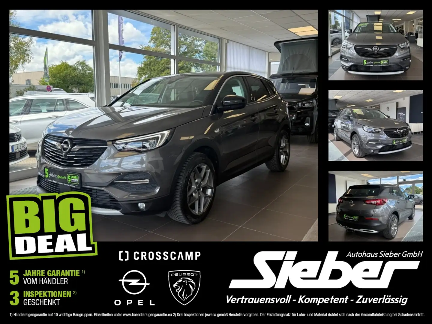 Opel Grandland 1.5 D INNOVATION Sitzhzg*Kamera*Navi Grigio - 1