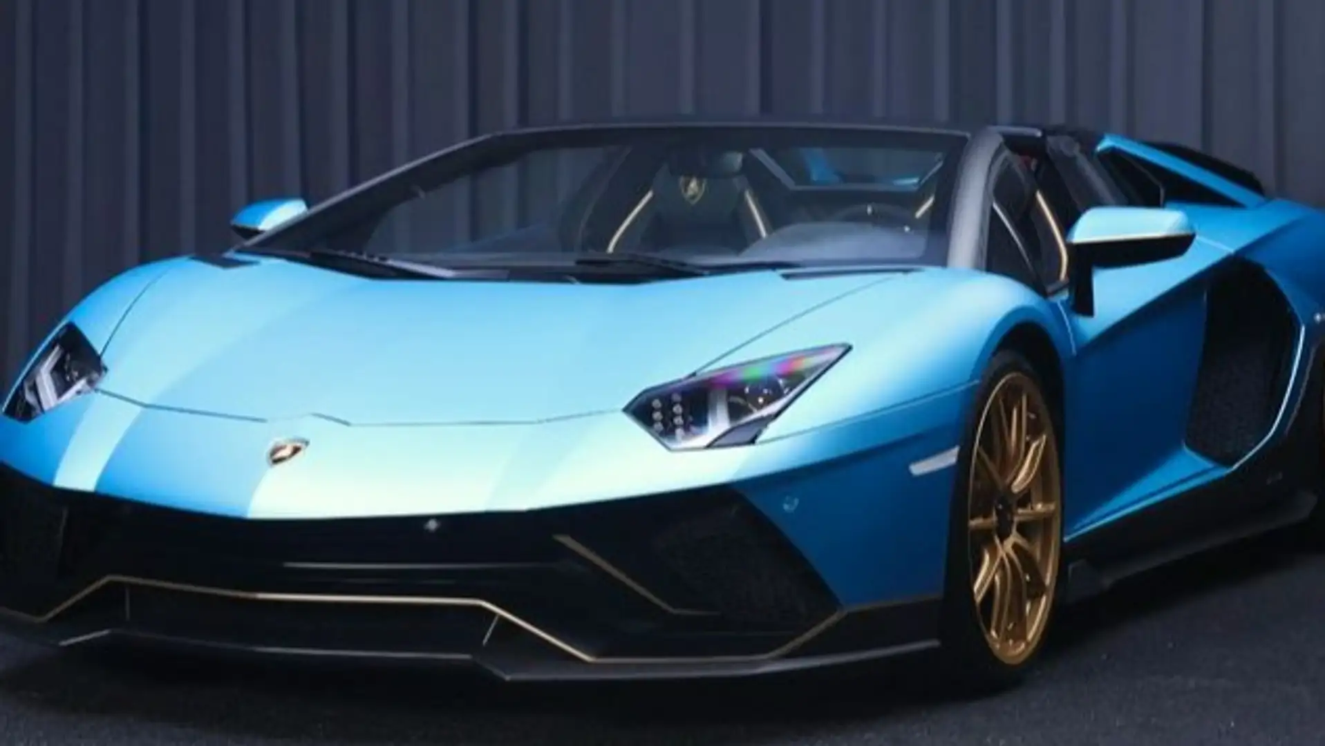 Lamborghini Aventador Descapotable Automático de 3 Puertas Modrá - 1
