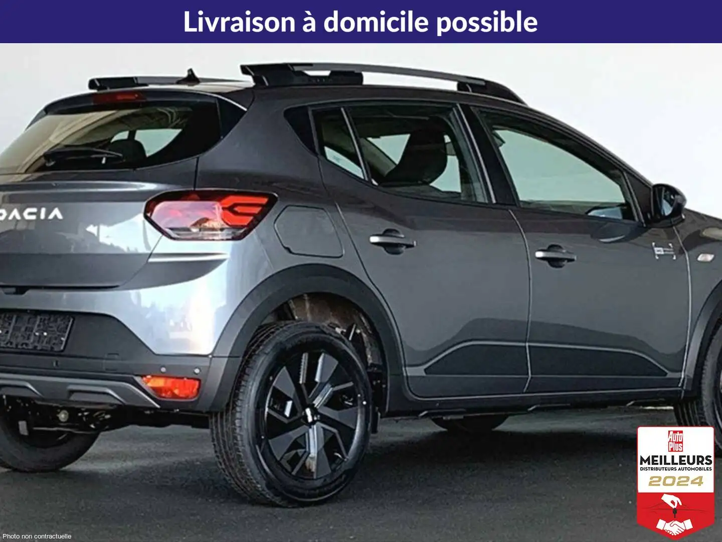 Dacia Sandero Stepway ECO-G 100 Expression +GPS +Clim auto +Cam Grau - 2