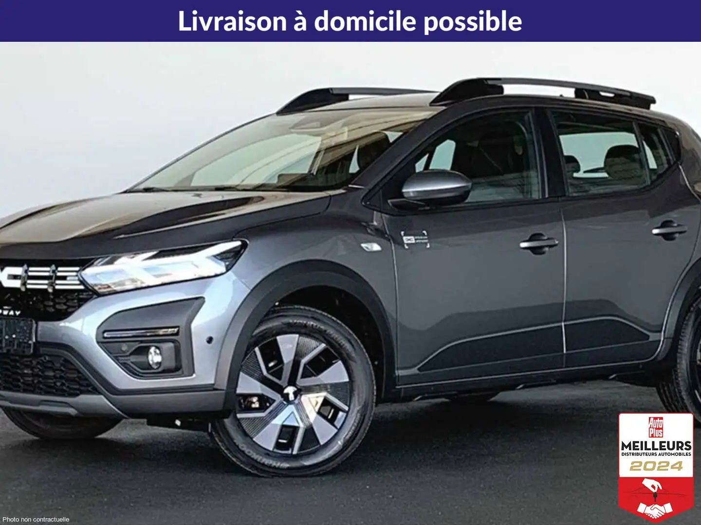 Dacia Sandero Stepway ECO-G 100 Expression +GPS +Clim auto +Cam Grau - 1