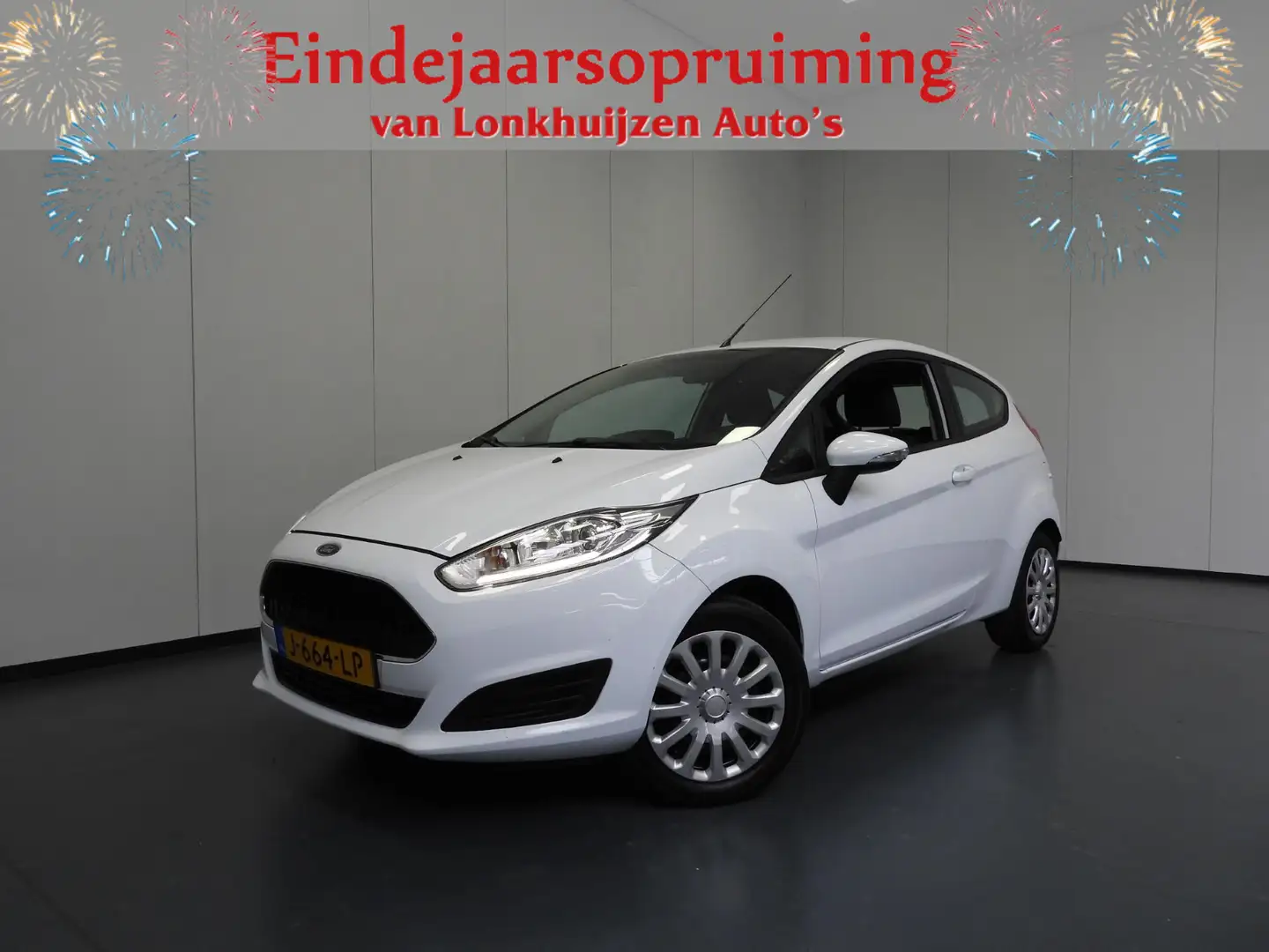 Ford Fiesta 1.0 Style Essential NAVI/AIRCO/BLUETOOTH! Blanc - 1