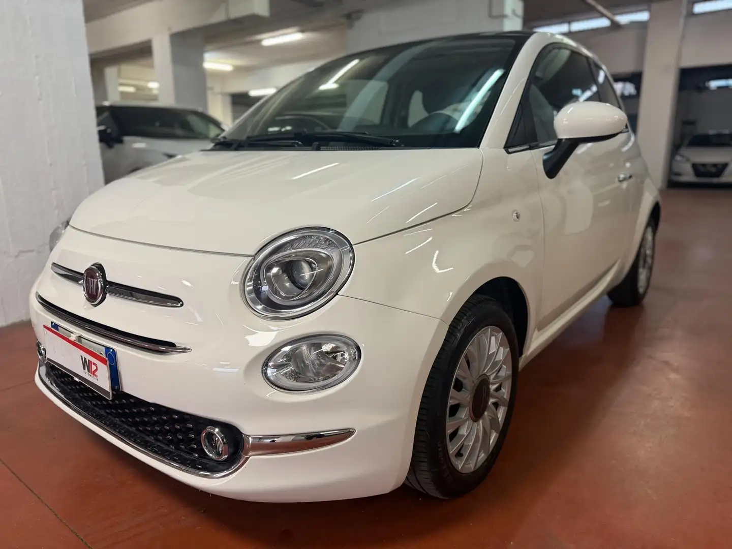 Fiat 500 500 1.0 hybrid 70cv/ TFT/ PDC/ CLIMA AUT/ TETTO PA Bianco - 1