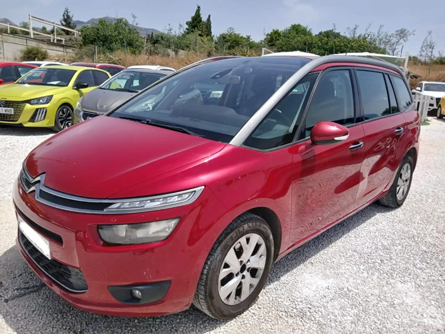 Citroen C4 Grand Picasso 1.6e-HDi Intensive 115 Rojo - 1