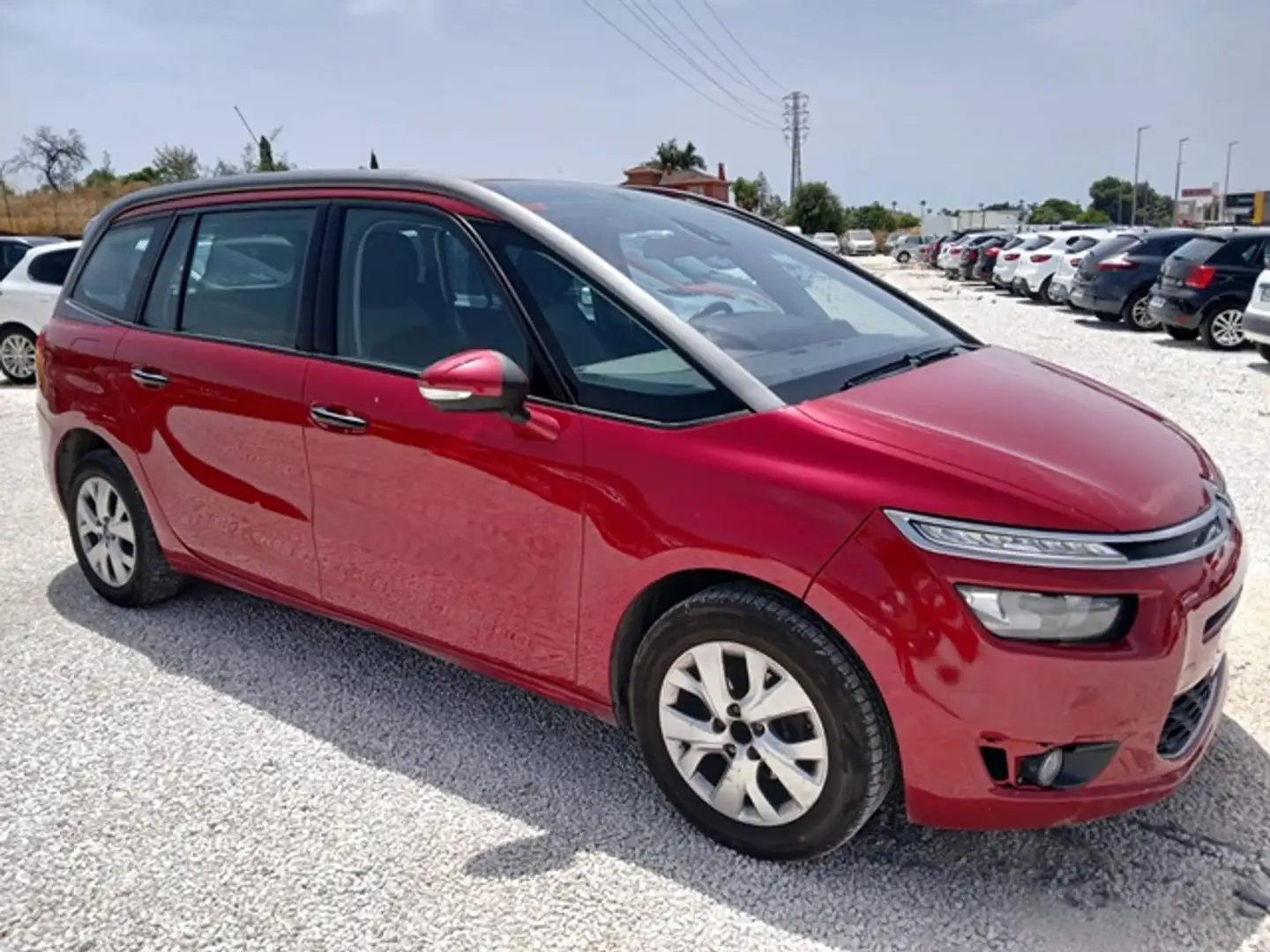 Citroen C4 Grand Picasso 1.6e-HDi Intensive 115 Rojo - 2