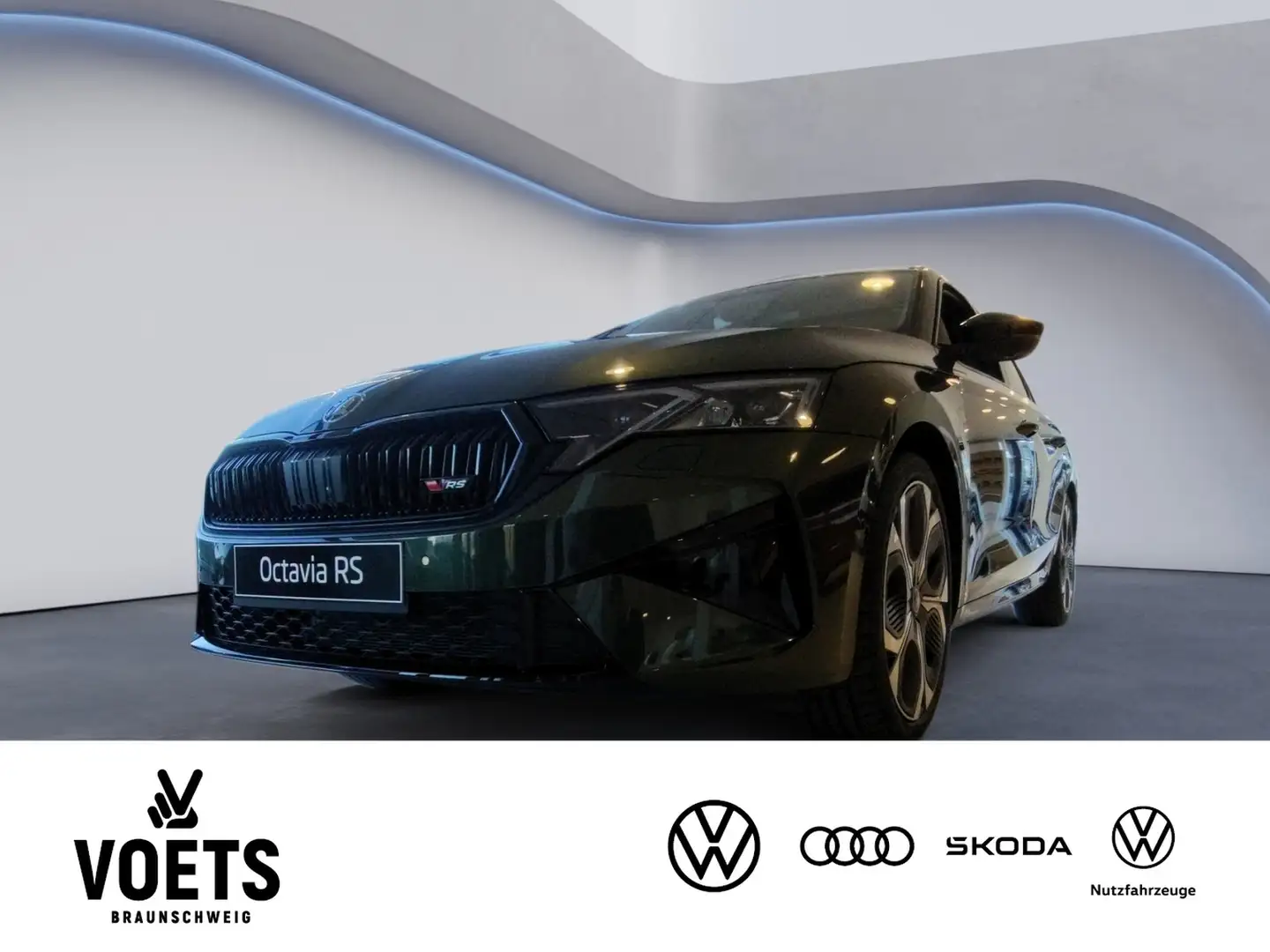 Skoda Octavia Combi RS 2.0 TSI DSG MATRIX-LED+KEYLESS Grün - 1