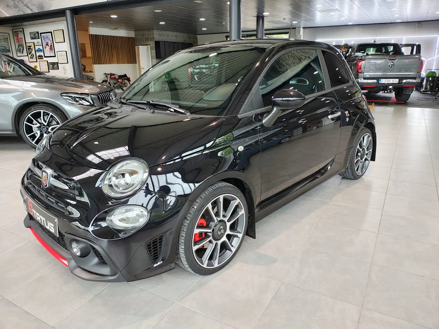 Abarth 595 Pista ORIGINELE SPORTUITLAAT Zwart - 1