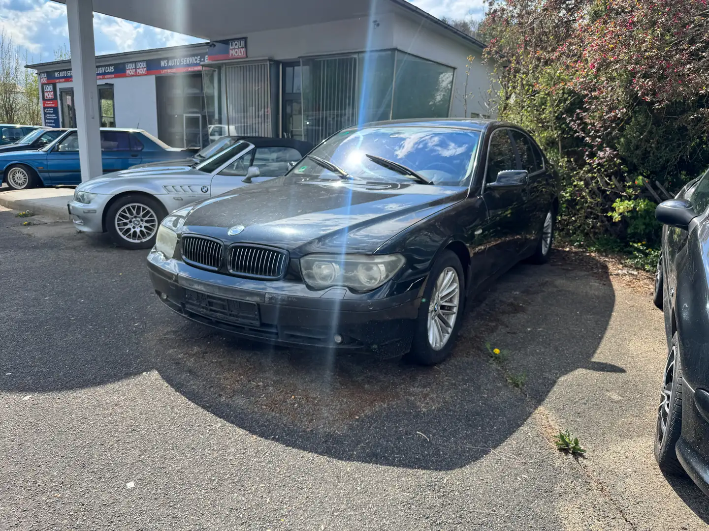 BMW 745 Baureihe 745i  ****KLIMAAUTOMATIK****ALU**LEDER* Schwarz - 2