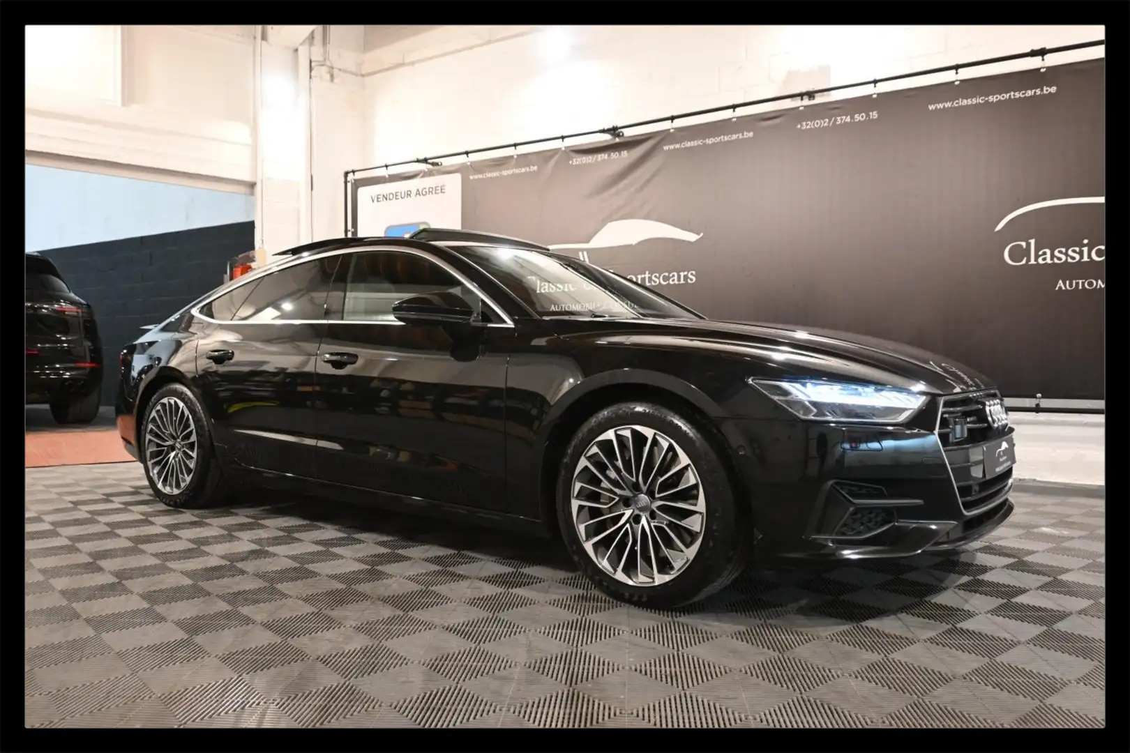 Audi A7 A7 PHEV 50 TFSI e Quattro S-Tronic / FULL OPTIONS Zwart - 1
