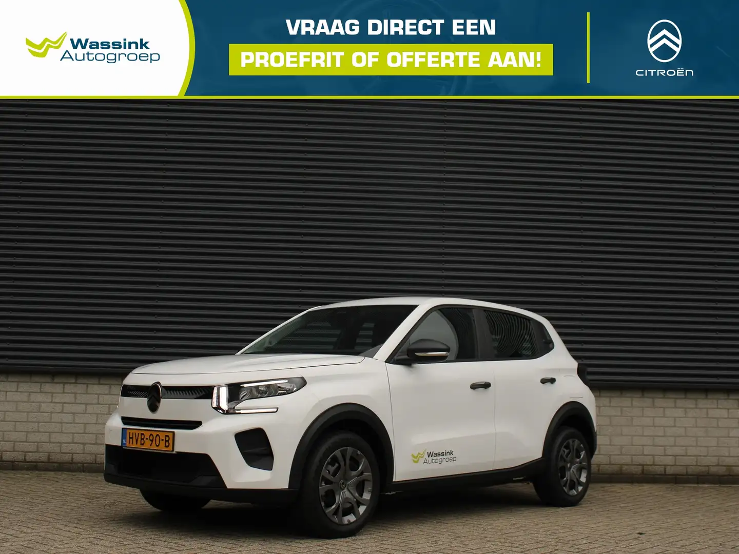 Citroen E-C3 You EV 44kWh 113pk I Airconditioning I Cruise Cont Weiß - 1