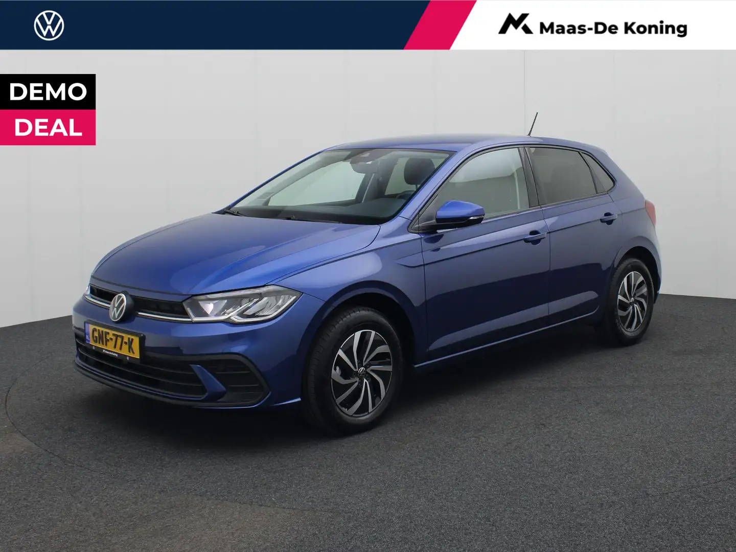 Volkswagen Polo Life Edition 1.0 TSI 95 pk 5 vern. Hand Velgen 'Es Blauw - 1