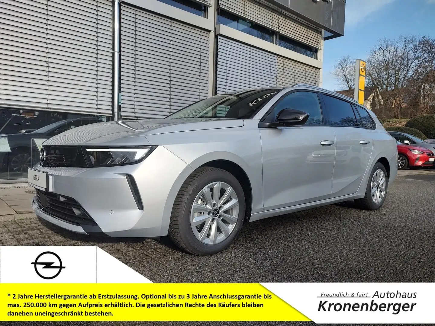Opel Astra L 1.2 SportsTourer Elegance Navi Allwetter Silber - 1