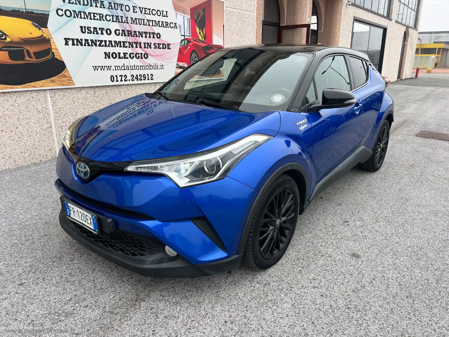 Toyota C-HR 1.8 Hybrid E-CVT Style NAVI CAMERA Bleu - 1