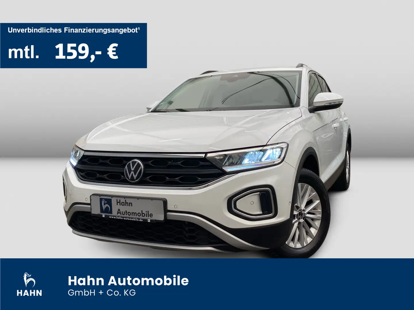 Volkswagen T-Roc 1.5 TSI Life AHK Kamera ACC LED PDC Klima Weiß - 1