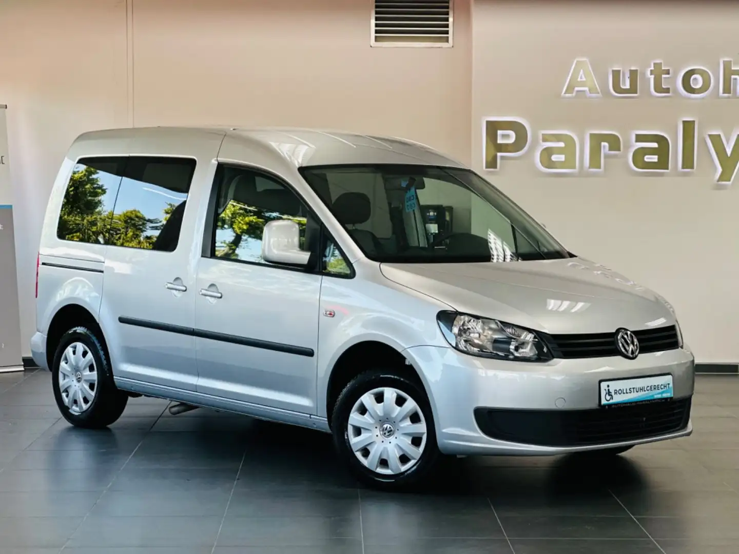 Volkswagen Caddy 1.6 TDI DSG Behindertengerecht-Rampe Silver - 2