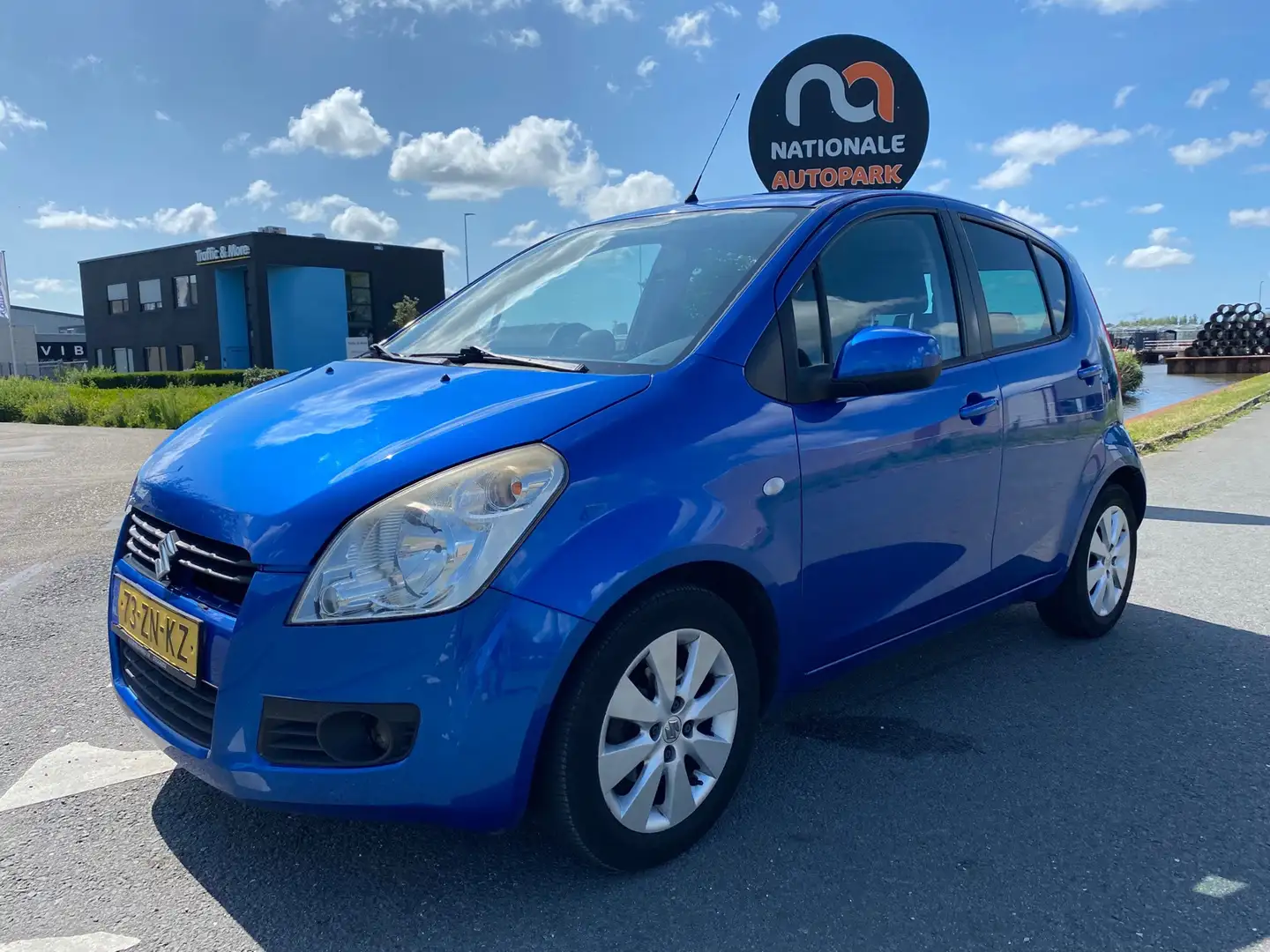 Suzuki Splash 2008 * 1.0 Exclusive * AIRCO * NAVI * ACHTERUITRIJ Modrá - 1