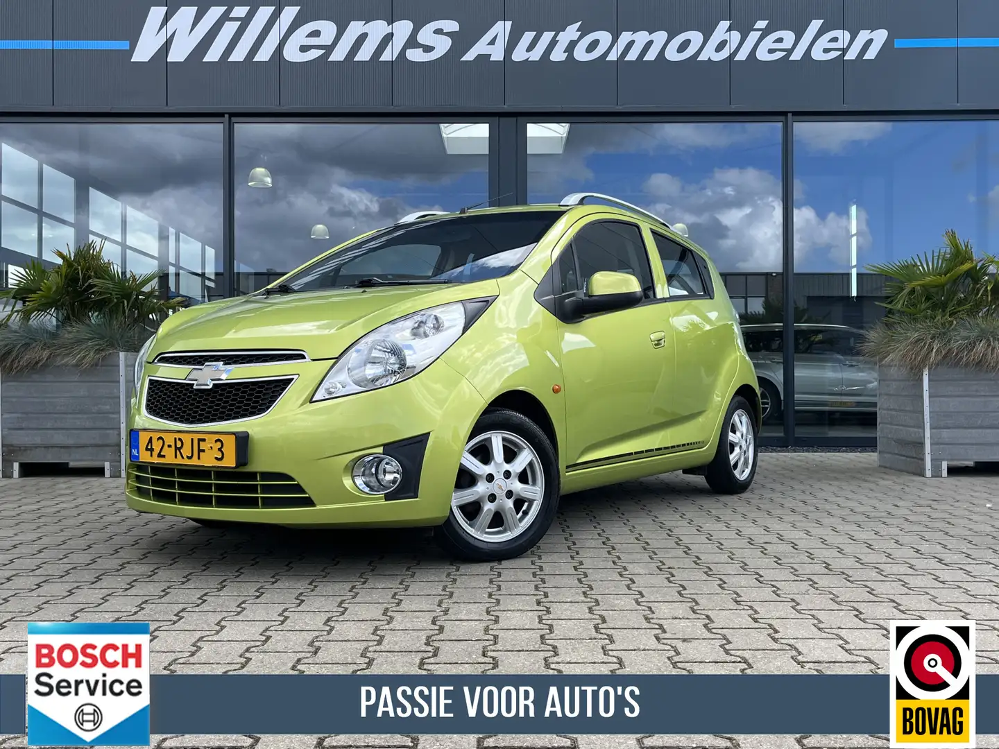 Chevrolet Spark 1.0 16V LS Bi-Fuel LM & Airco Groen - 1