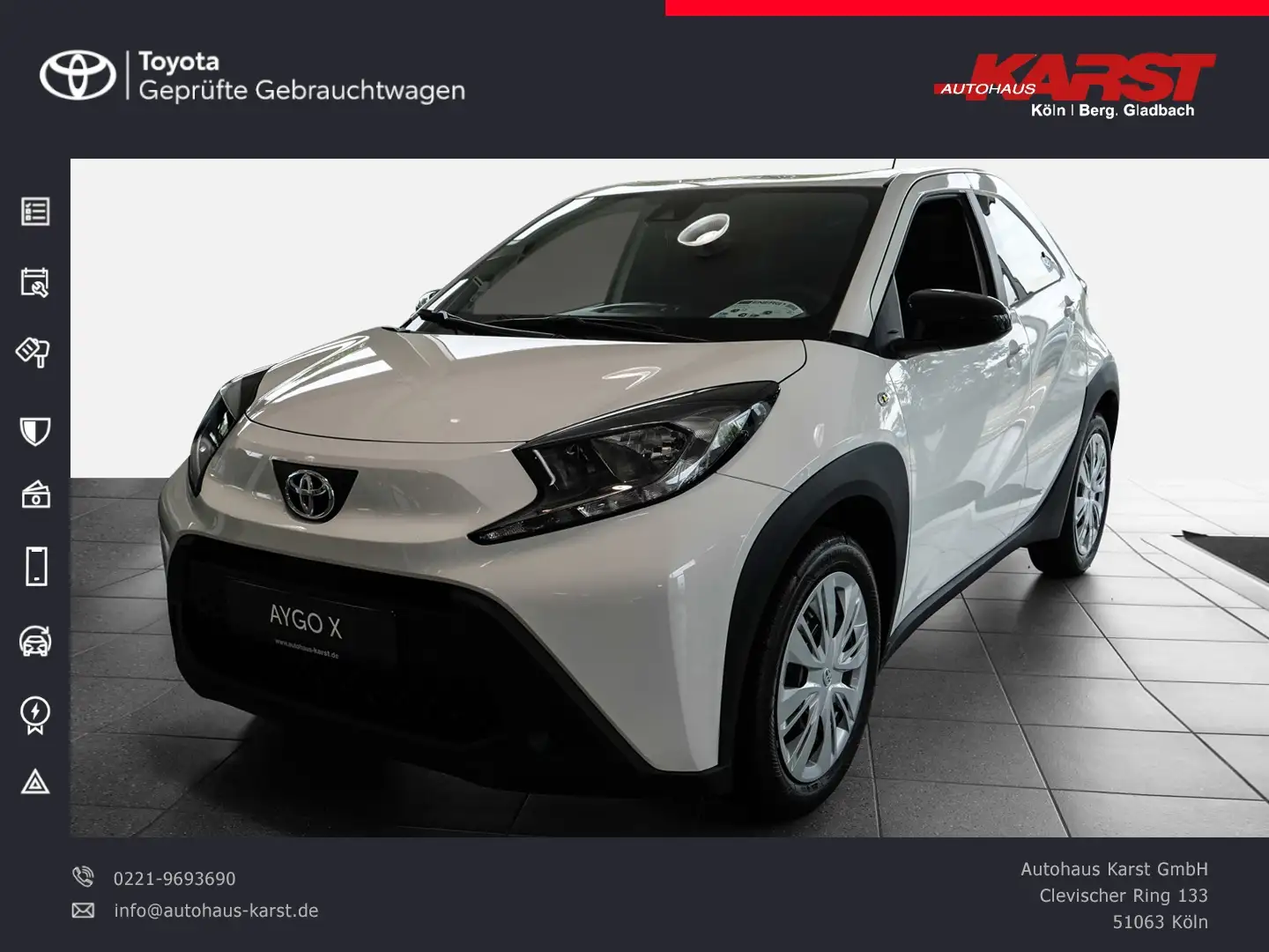 Toyota Aygo X 1.0 l Play 5 M/T ''SOFORT''Android/Apple Wit - 1