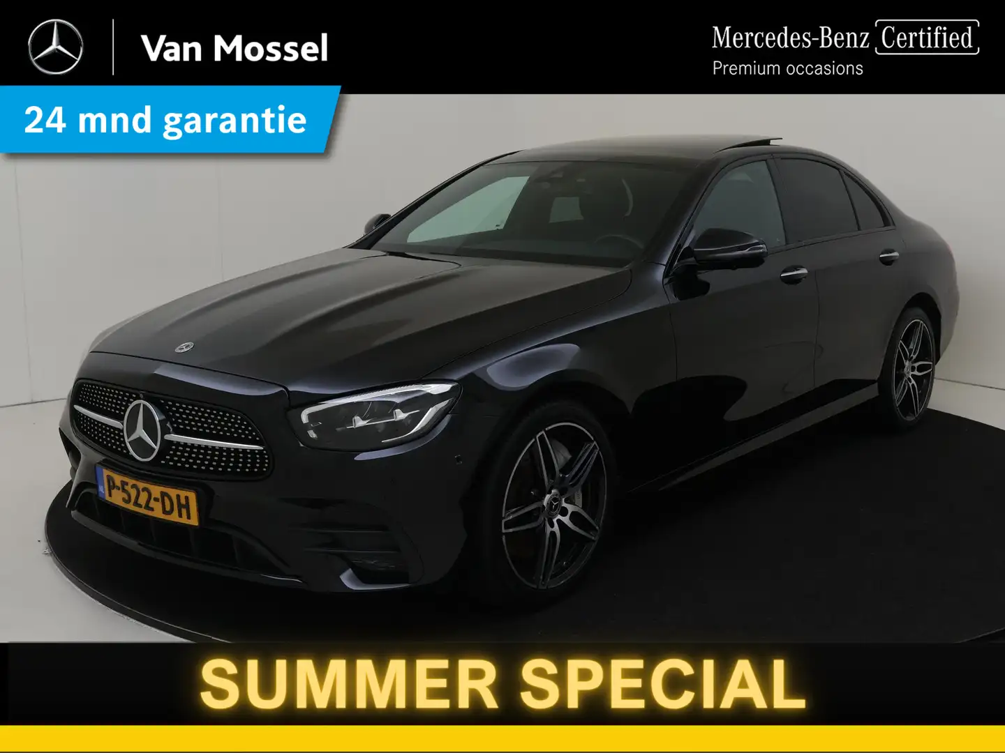 Mercedes-Benz E 300 e Business Solution AMG / Stoelverwarming / 360Gra Zwart - 1
