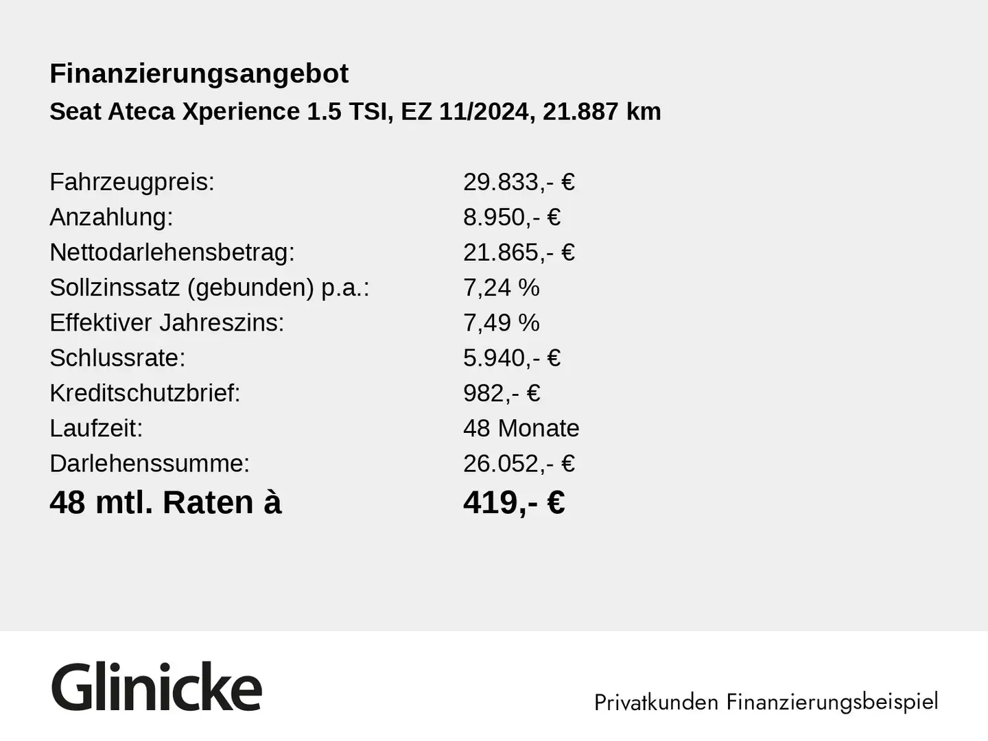 SEAT Ateca 1.5 TSI DSG Xperience Navi LED AHK LED ACC Schwarz - 2