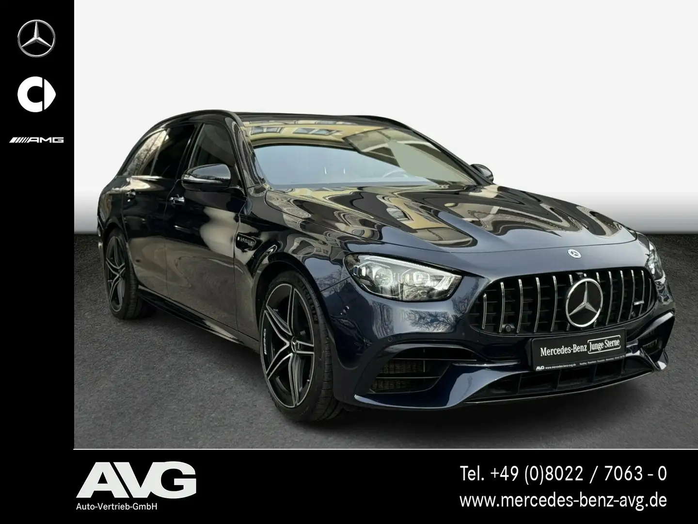 Mercedes-Benz E 63 AMG Mercedes-AMG E 63 S 4M T MBeam BURM StndHzg PANO Blau - 2