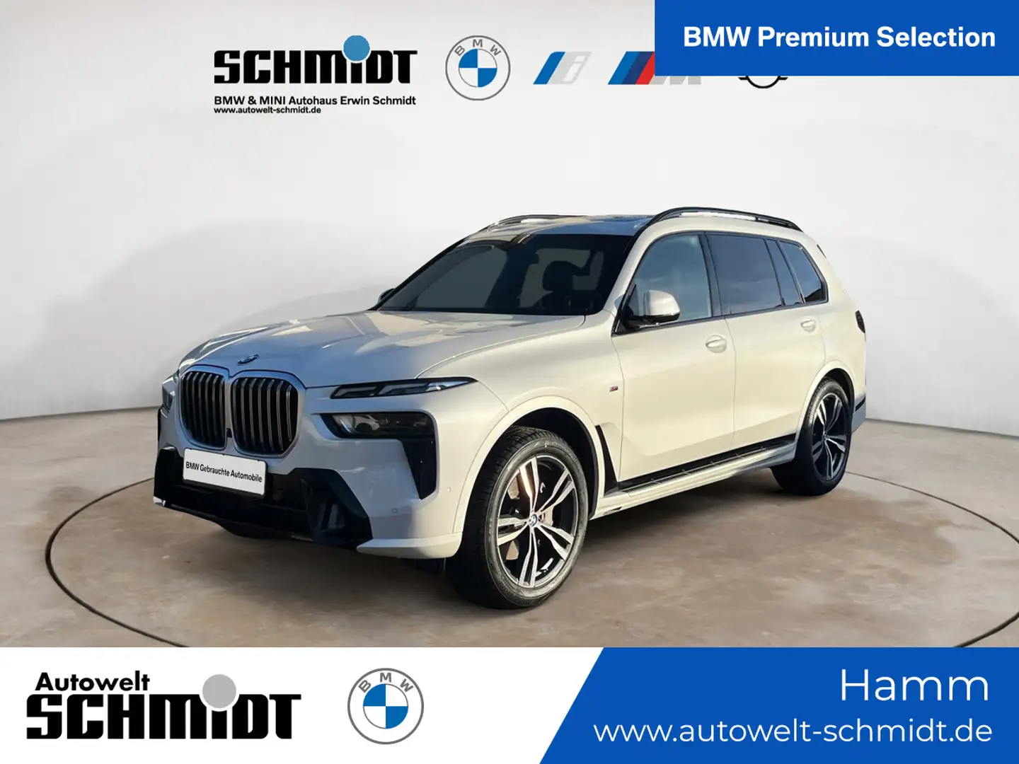 BMW X7 xDrive40i M Sportpaket Exklusivpaket AHK ACC Weiß - 1