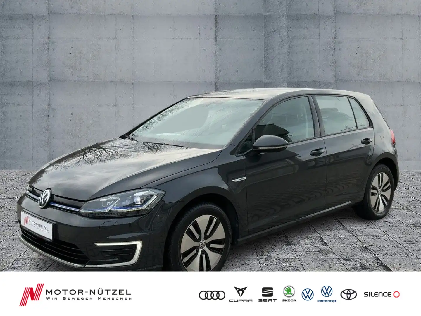 Volkswagen Golf VII e-Golf LED+NAVI-PRO+SHZ+2xPDC+MFL+16Z Grau - 1
