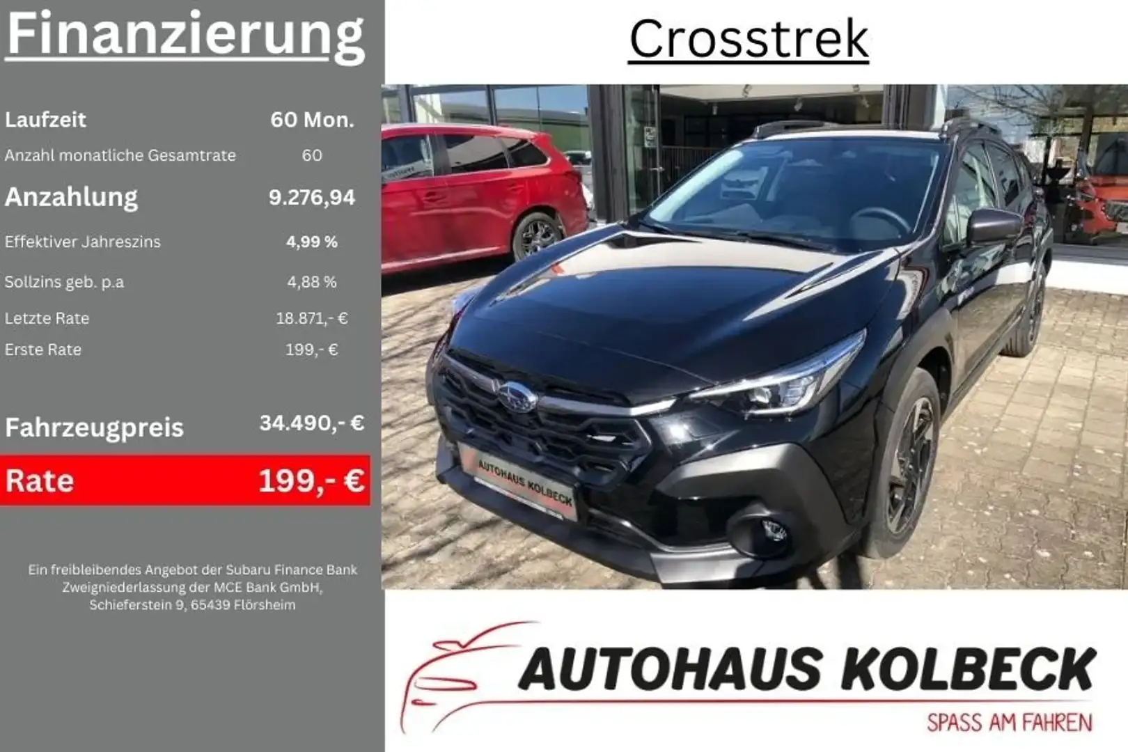 Subaru Crosstrek 2.0ie Lineartronic Active Чорний - 1