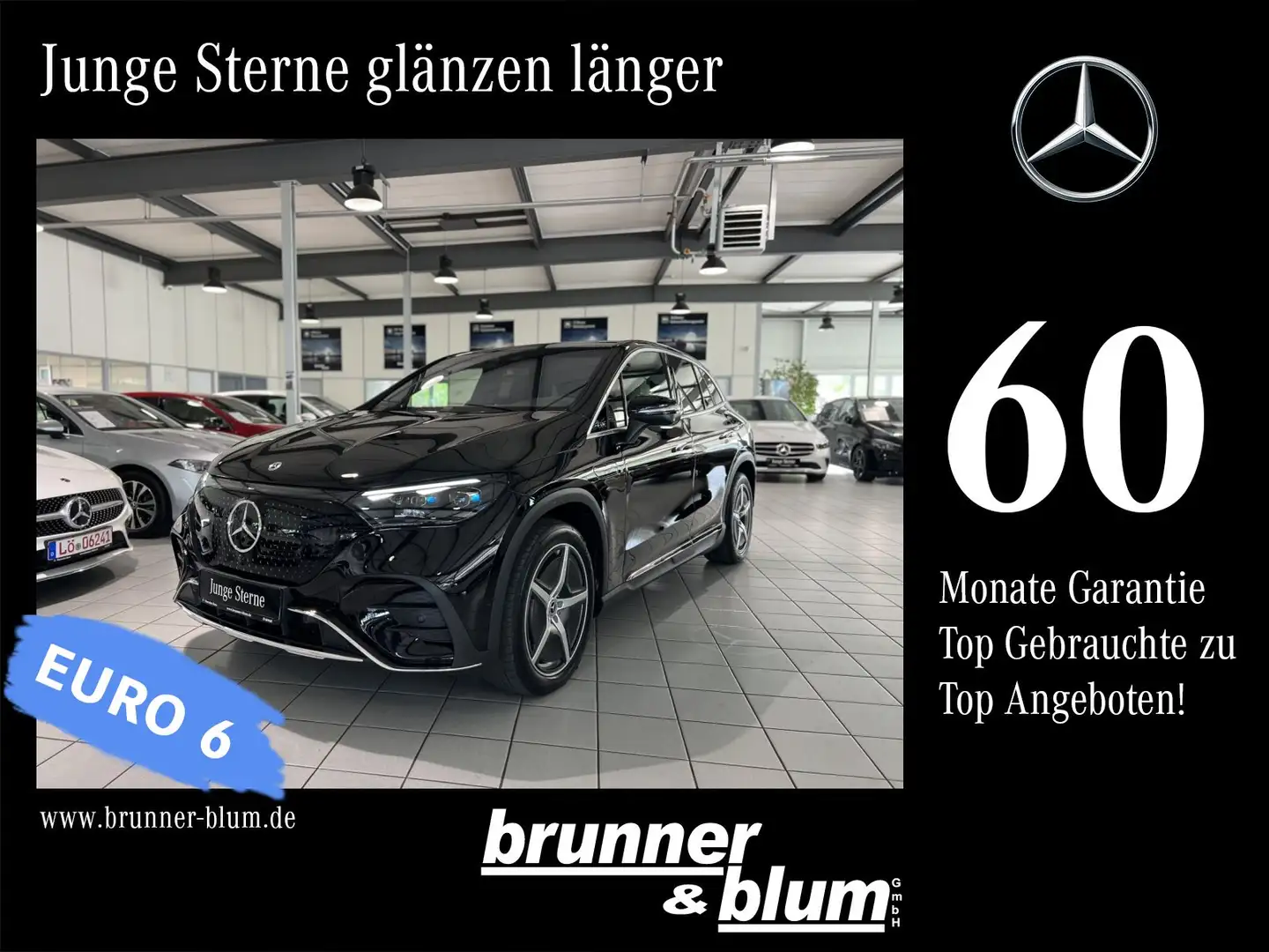 Mercedes-Benz EQE SUV EQE 350 4M SUV AMG Ed,Hyper,Pano,Burmest,HiAchsl Schwarz - 1