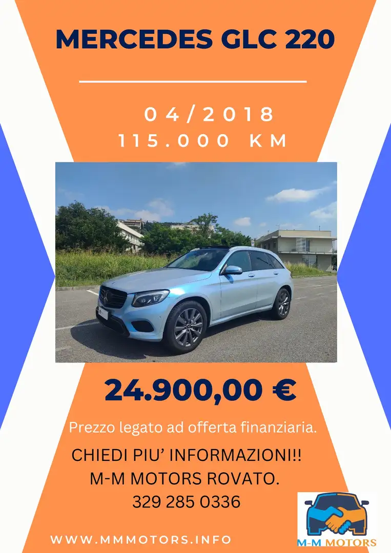 Mercedes-Benz GLC 220 d 4Matic Premium Tetto Apribile ProM-Mo Gris - 2