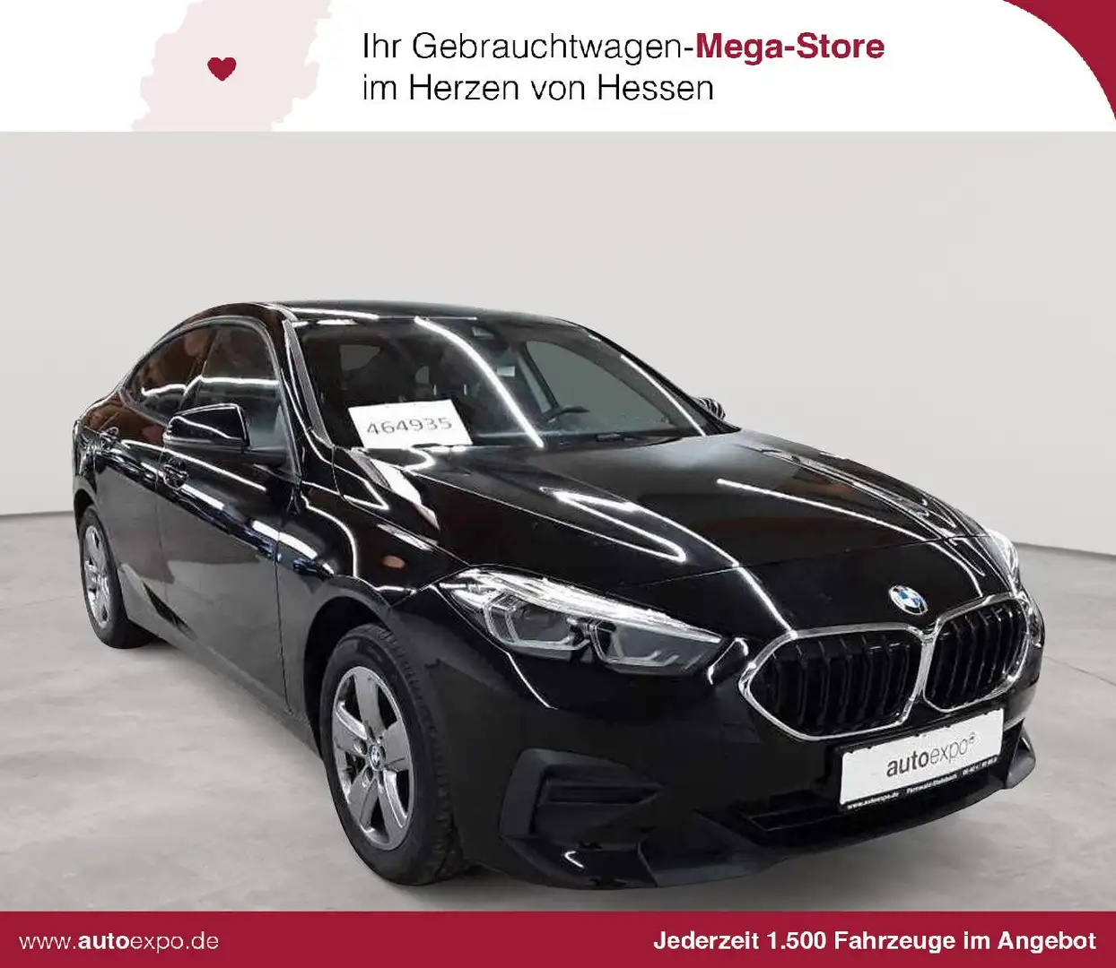 BMW 216 216d Gran Coupe  Aut. Advantage Navi SHZ Noir - 1