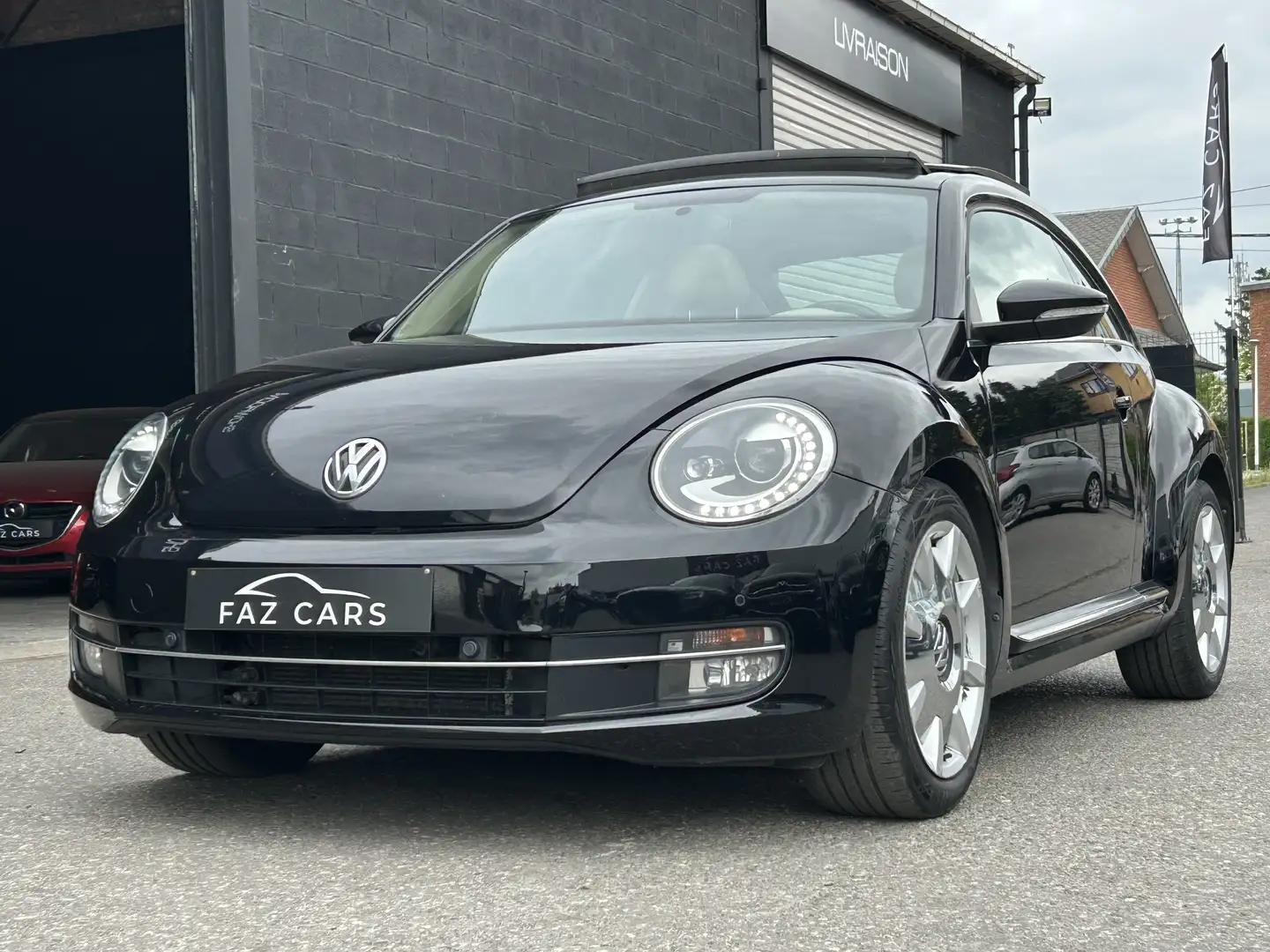 Volkswagen Beetle 1.2 TSI * XENON + CUIR + GPS + T.PANO + GARANTIE * Negro - 1