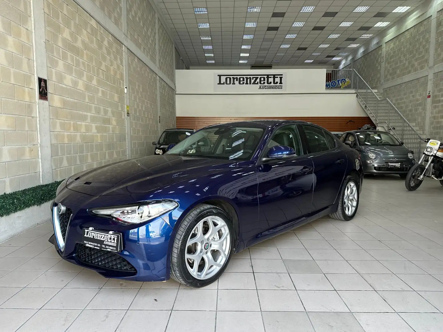 Alfa Romeo Giulia Giulia 2.2 Turbodiesel Q4 190 CV AT8 Lusso Bleu - 1
