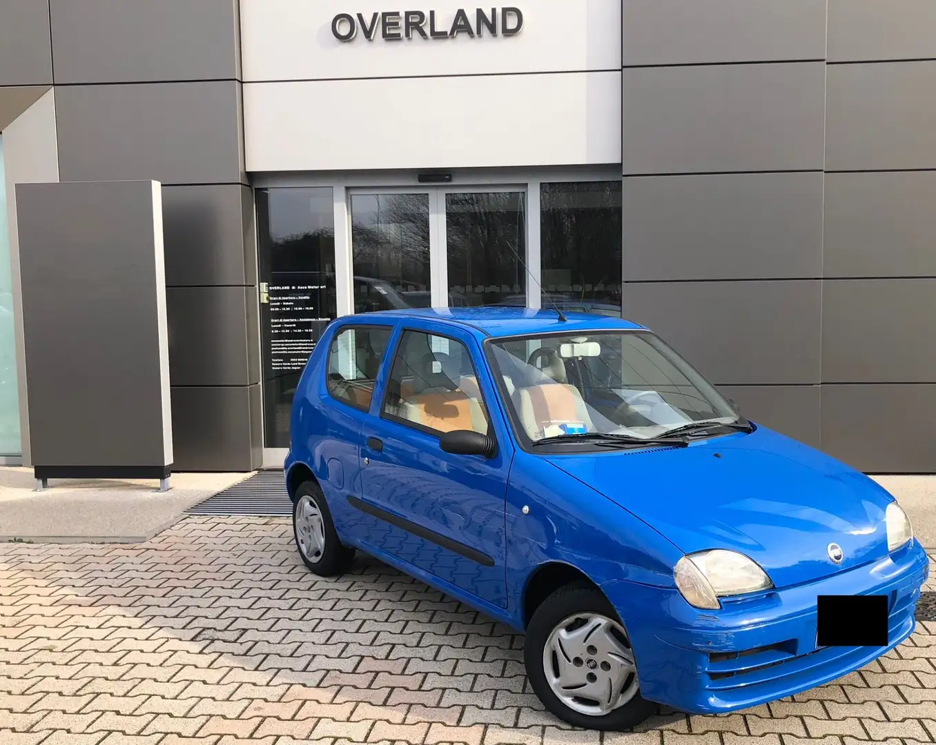 Fiat Seicento 1.1i cat Active Bleu - 1