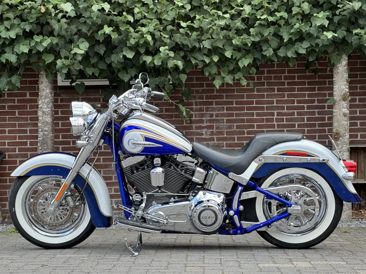 Harley-Davidson Softail CVO 110 FLSTNSE Deluxe Blau - 2