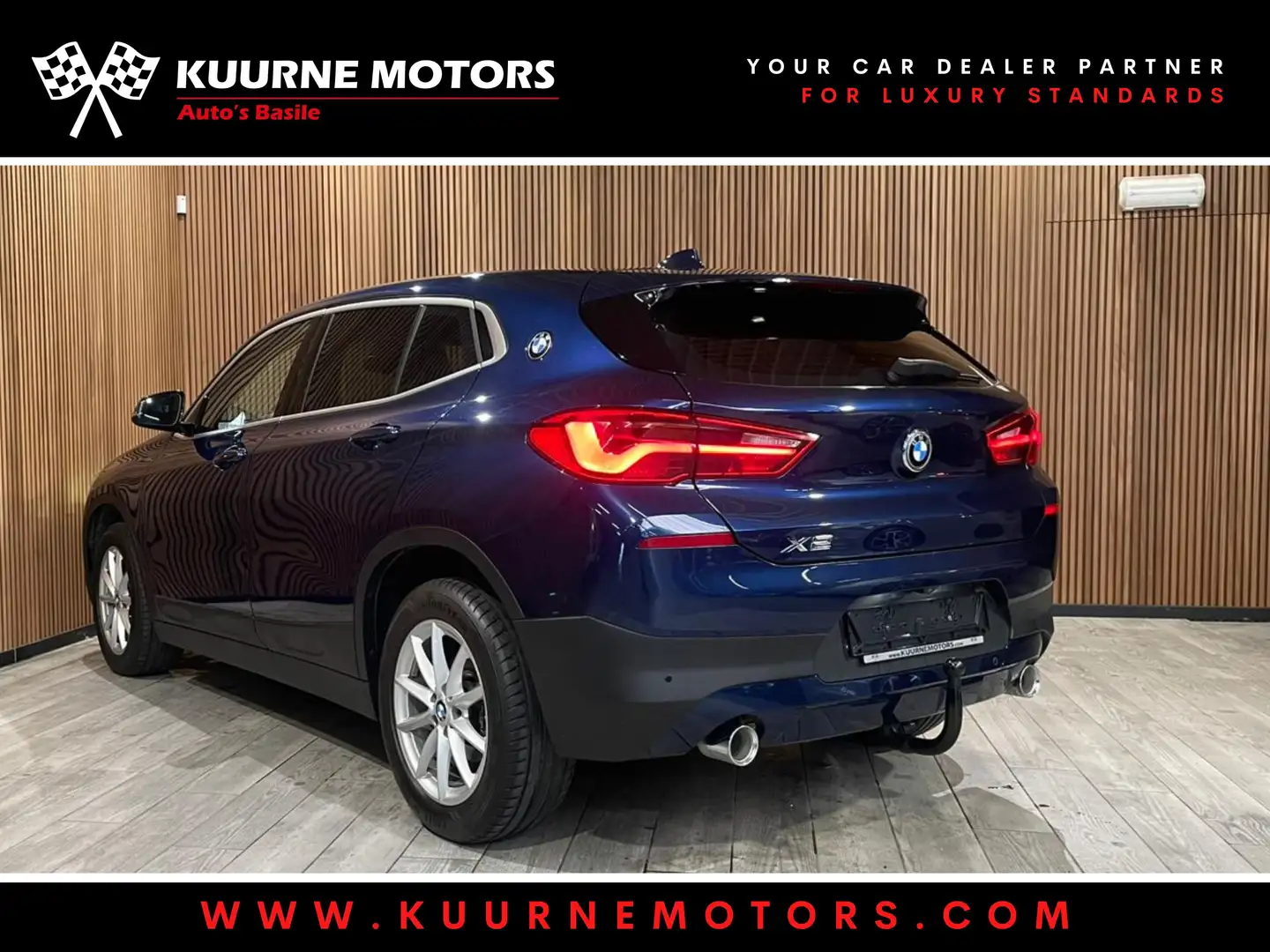 BMW X2 sDrive18d Led/Leder/Gps/Cam/Pdc/Bt *1j garantie* Blu/Azzurro - 2