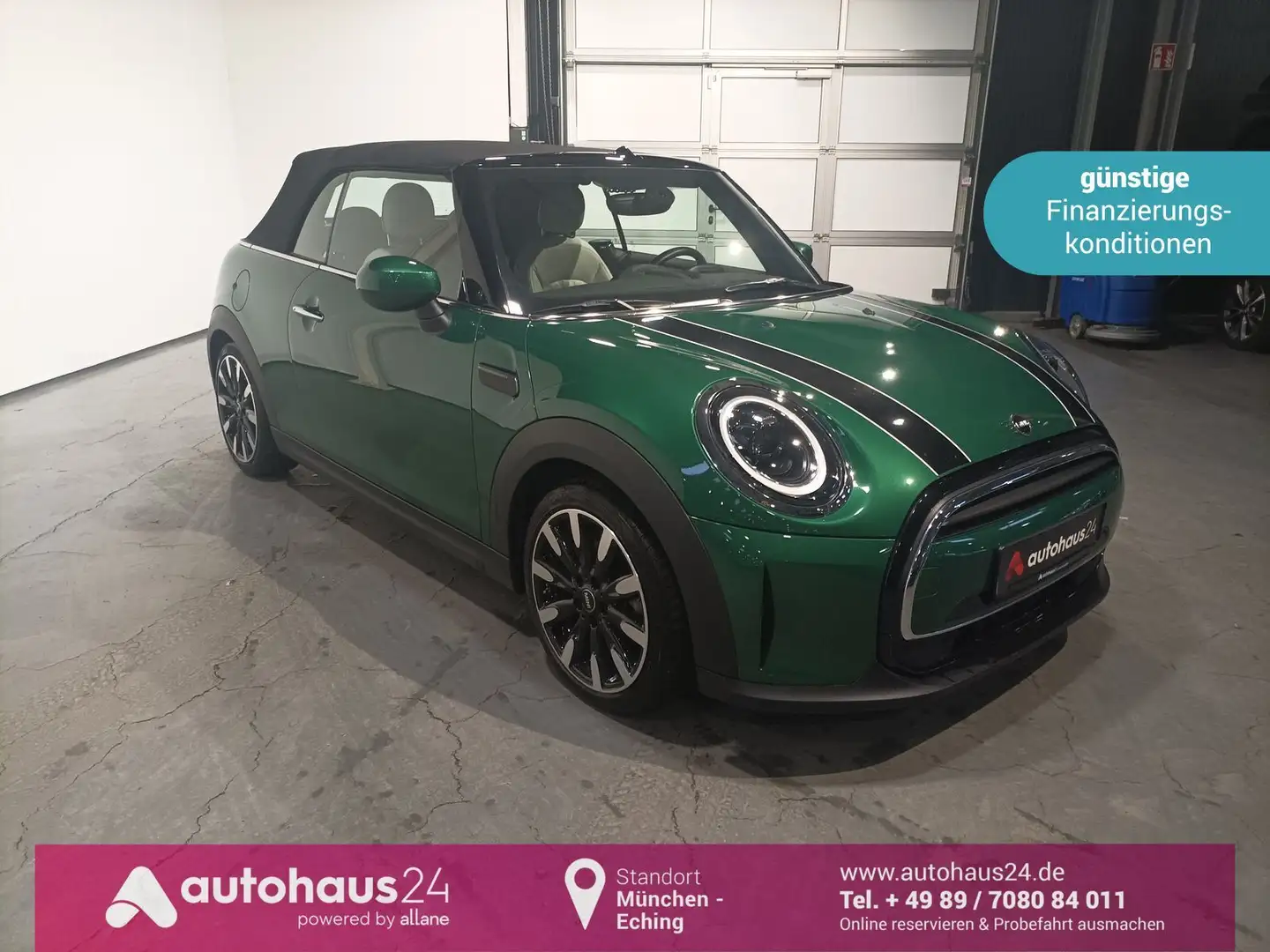 MINI Cooper Cabrio Cabrio Cooper ClassicTrim LED|Navi|PDC|Leder|SHZ Grün - 1