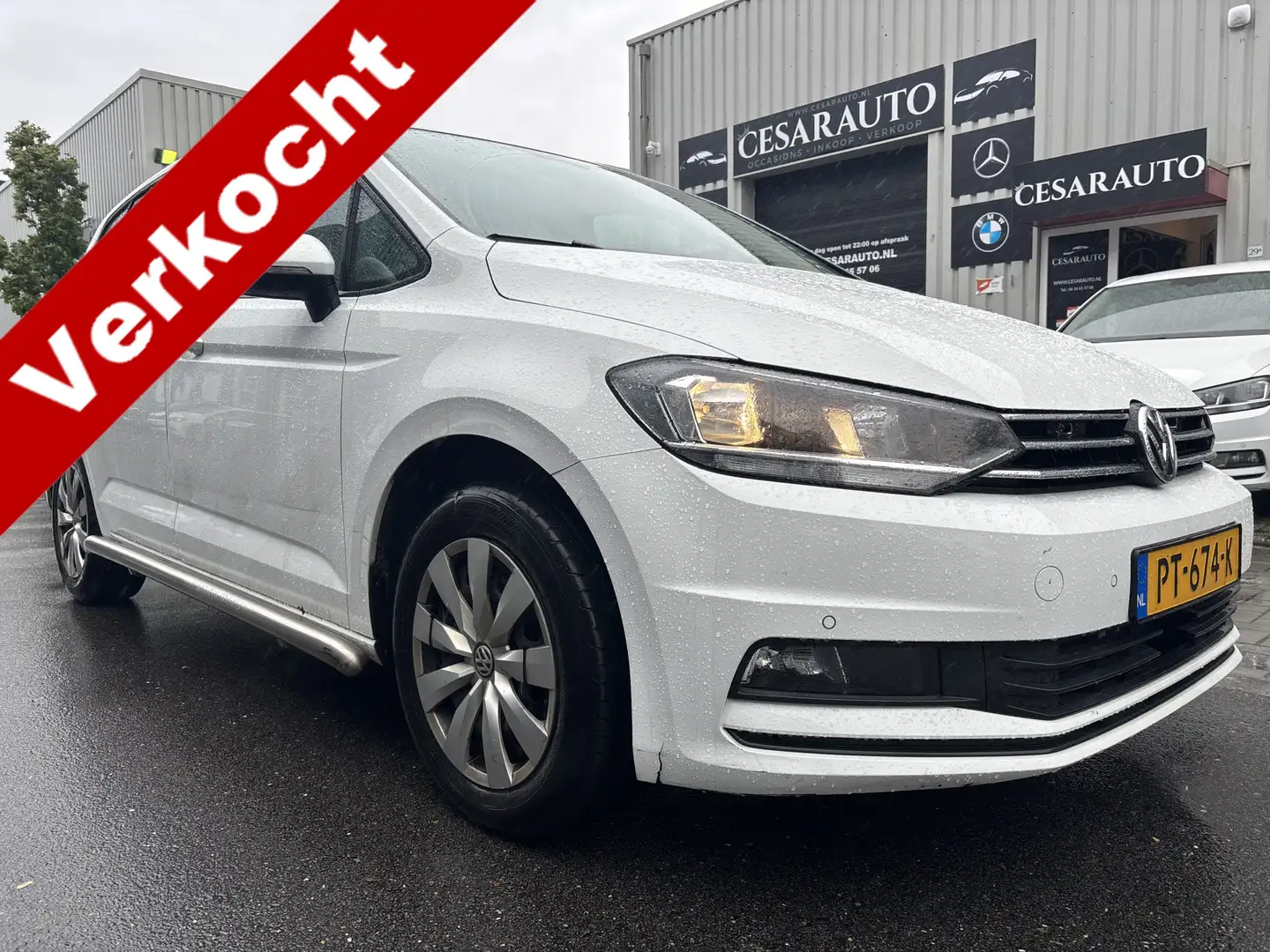 Volkswagen Touran 2.0 TDI SCR DEALER ONDERONDERHOUDEN Weiß - 1