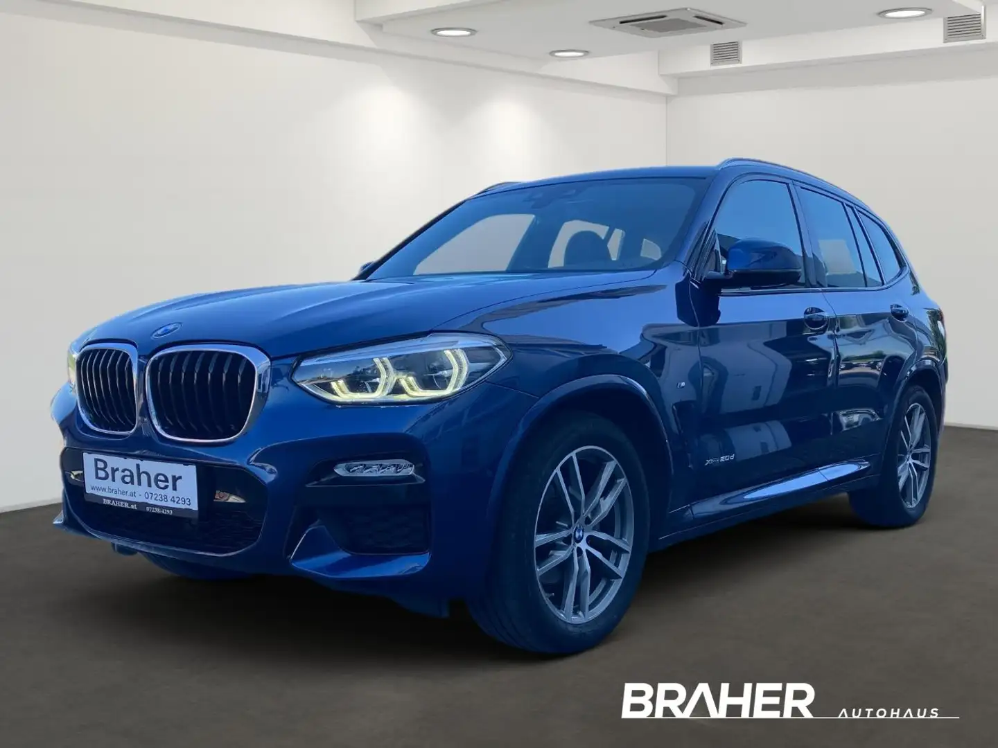 BMW X3 xDrive 20d M-Sport Ambi AUT Kék - 1