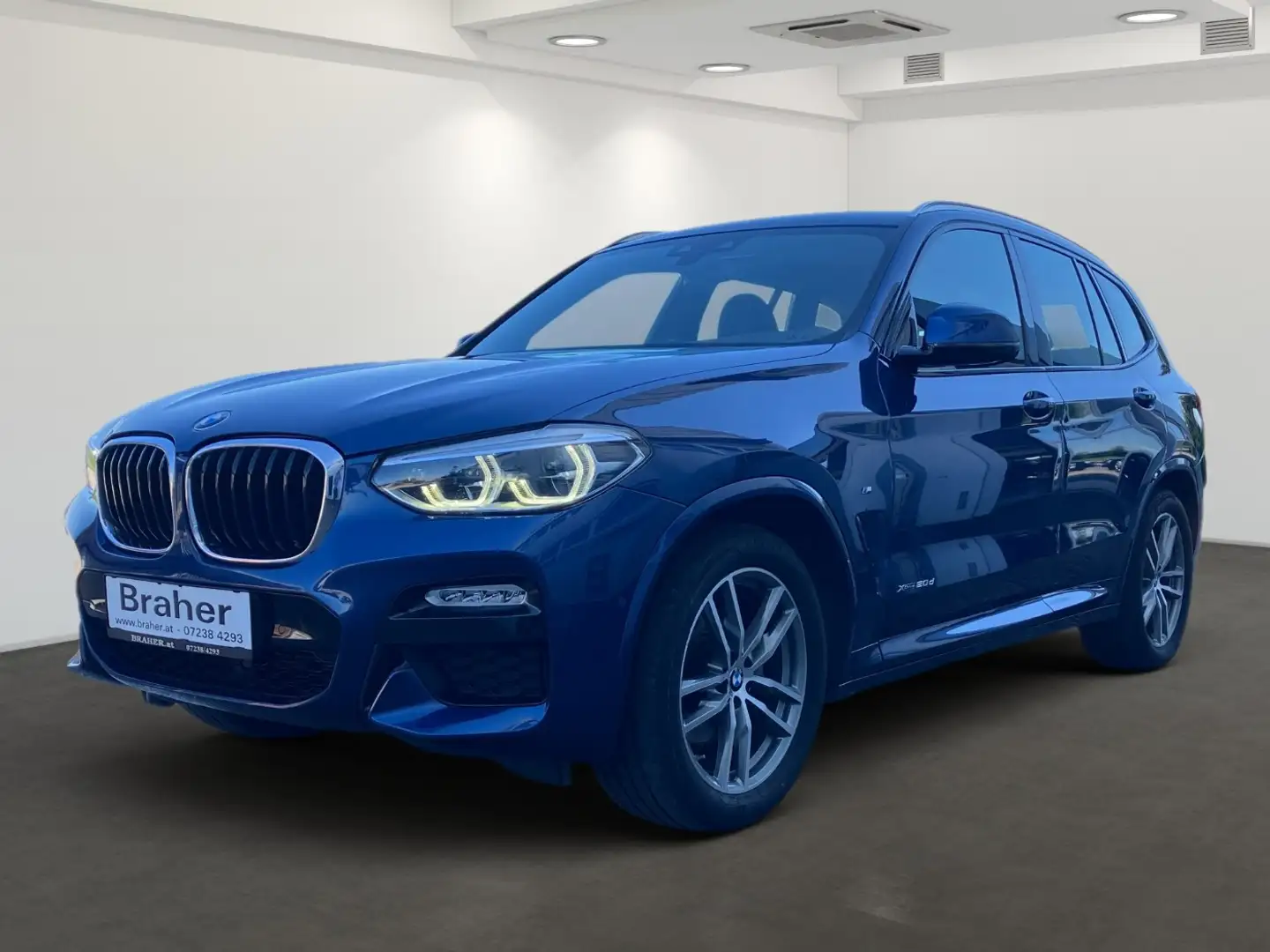 BMW X3 xDrive 20d M-Sport Ambi AUT Blau - 2