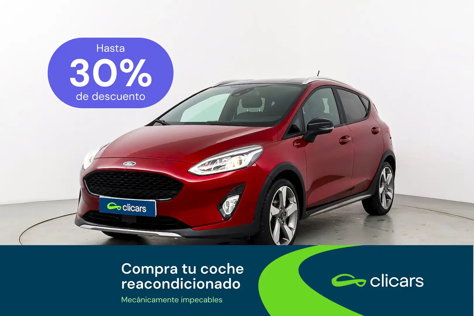 Ford Fiesta 1.0 EcoBoost S/S Active 100 Rojo - 1