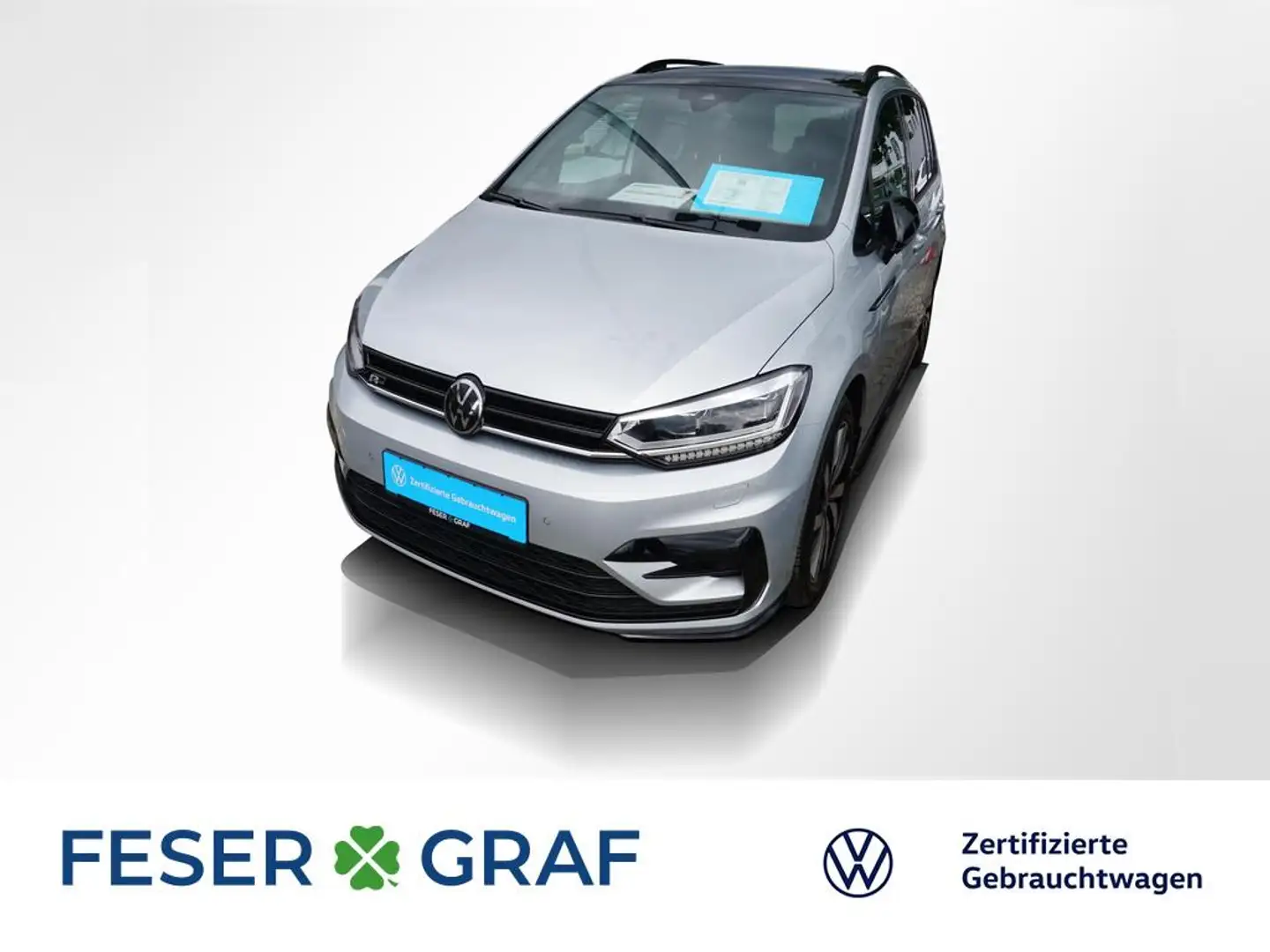 Volkswagen Touran R-Line 2.0 TDI DSG Navi AHK Kamera Pano Dynaudio Silber - 1