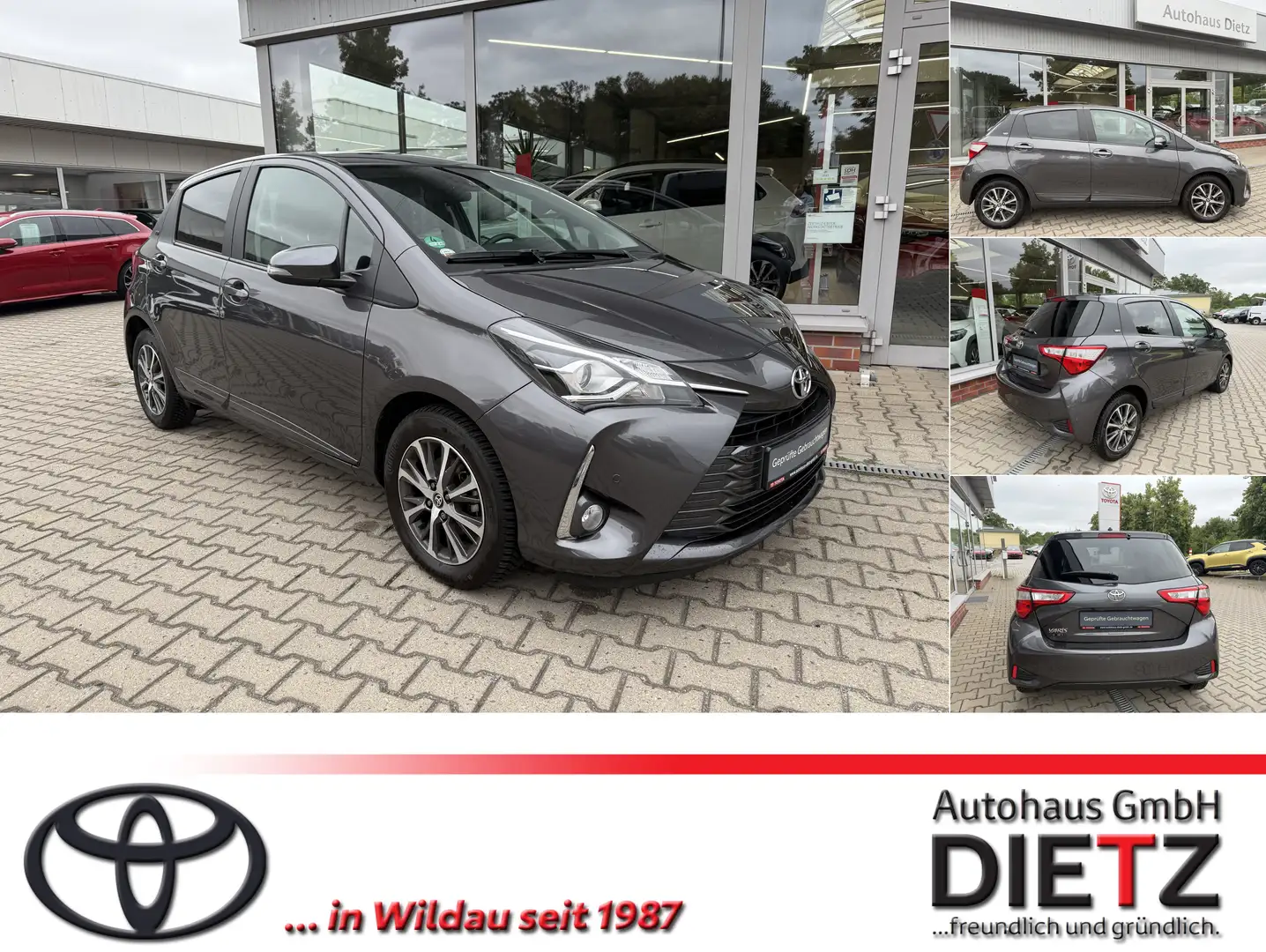 Toyota Yaris 1.5 l Team D *Allwetterreifen* Grau - 1