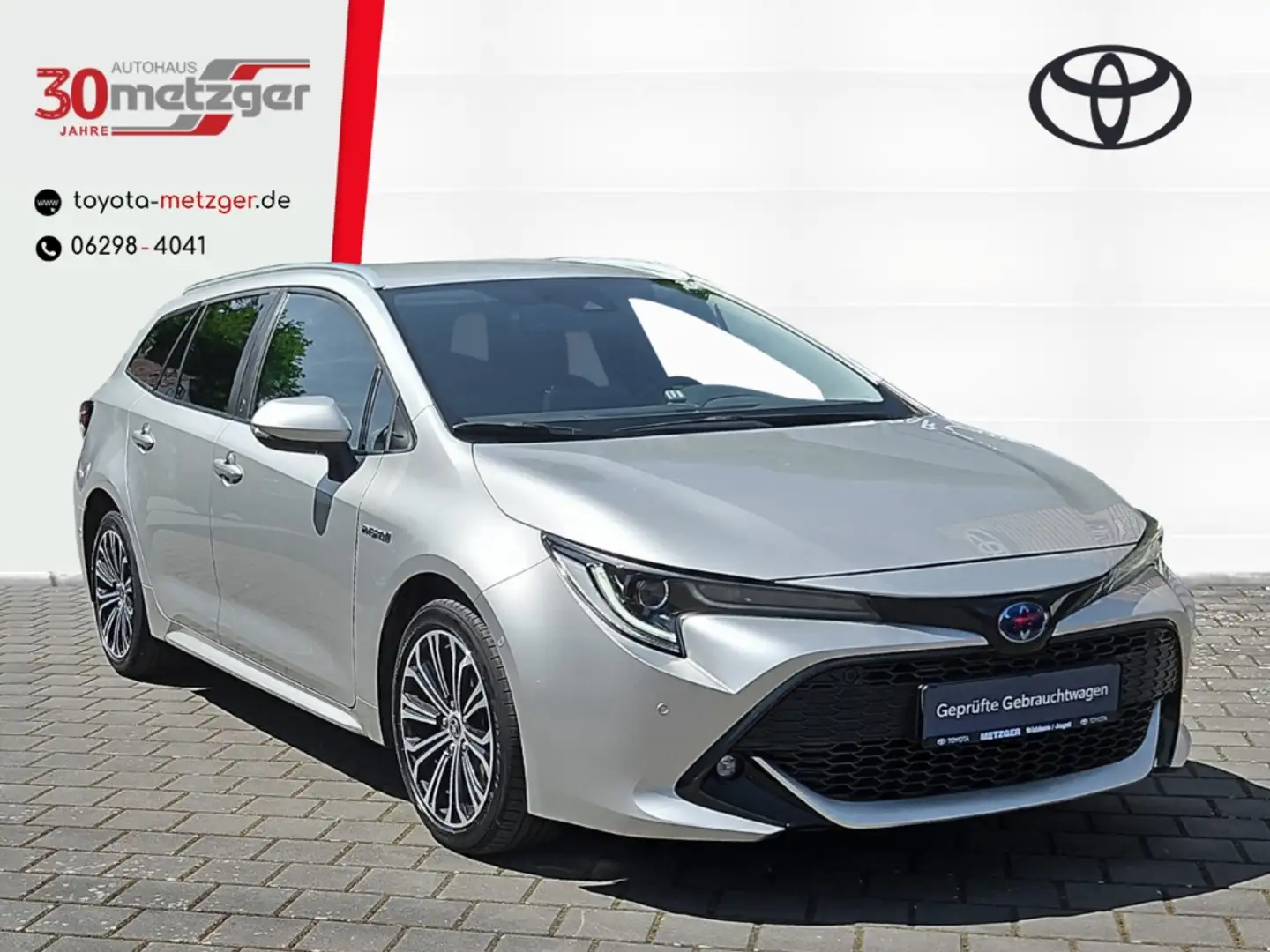 Toyota Corolla Touring Sports 1.8 Hybrid Team D +LED +Sitzheizung Plateado - 1