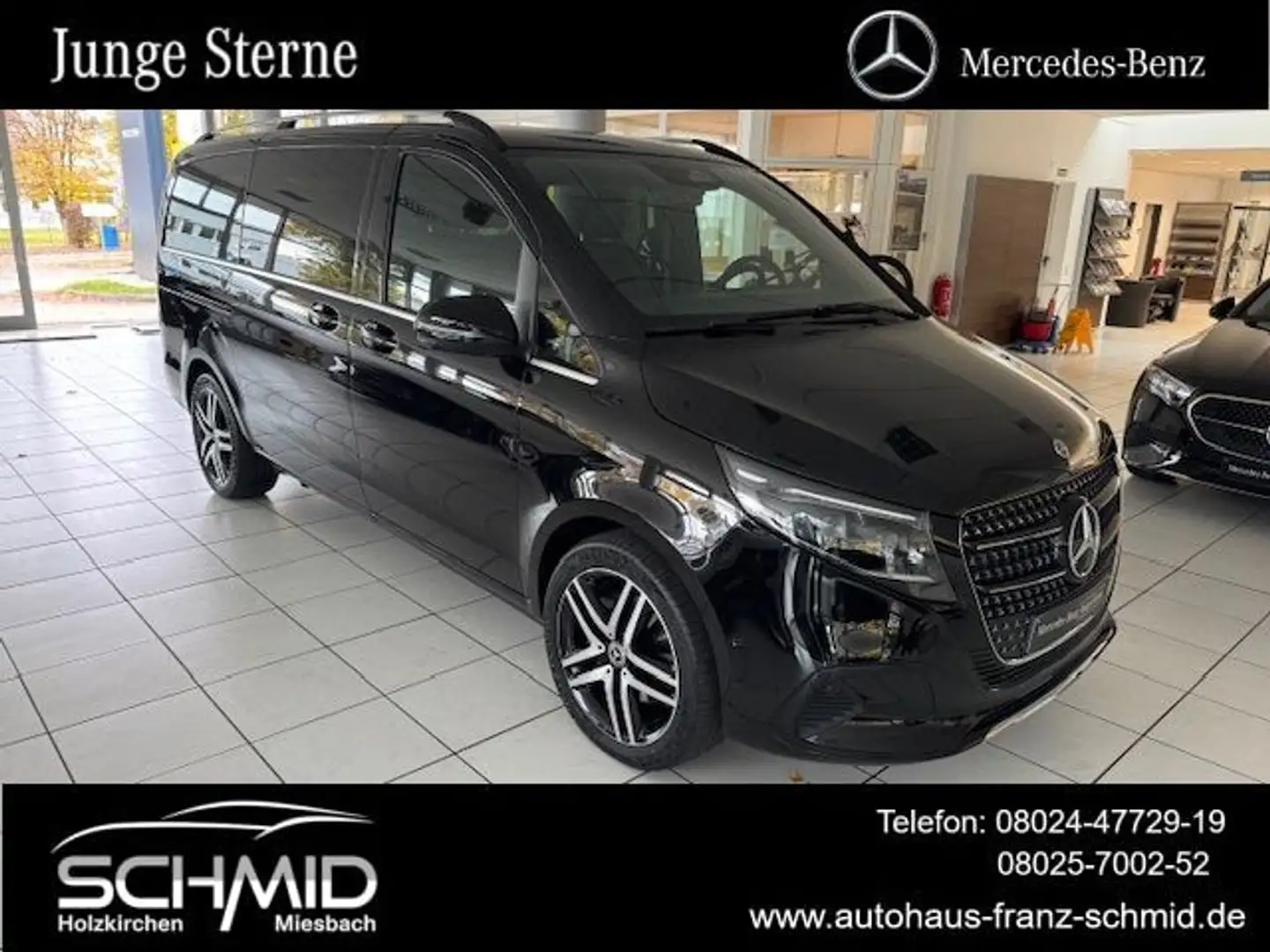 Mercedes-Benz V 300 d 4MATIC AVA L Pano LIEGE AHK 360° Abstand Noir - 1