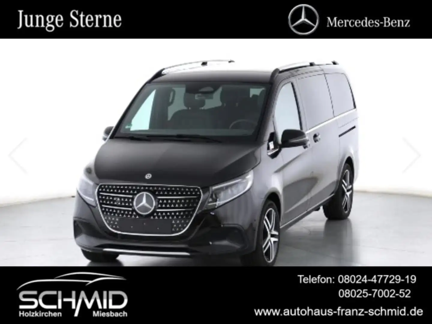 Mercedes-Benz V 300 d 4MATIC AVA L Pano LIEGE AHK 360° Abstand Schwarz - 1