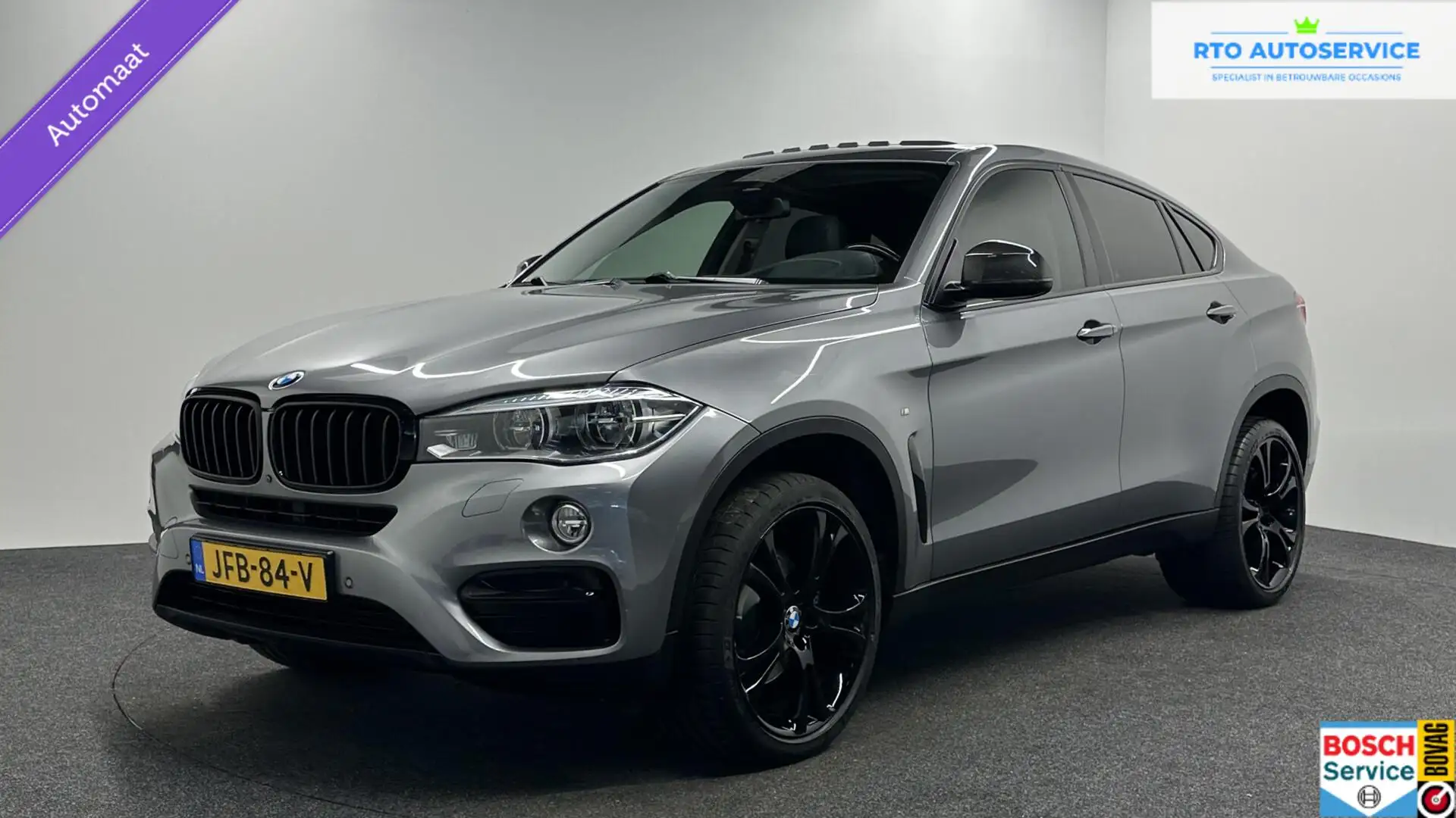 BMW X6 xDrive40d High Executive LEER NAVI CAMERA SCHUIF/O Gris - 1