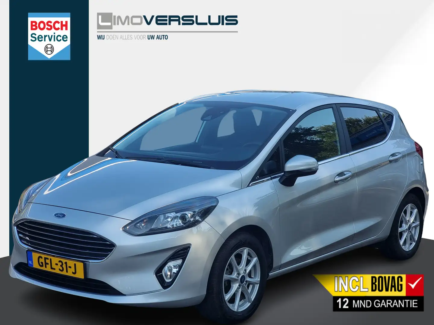 Ford Fiesta 1.0 EcoBoost Titanium Stoel/Stuurverwarming | Navi Grijs - 1