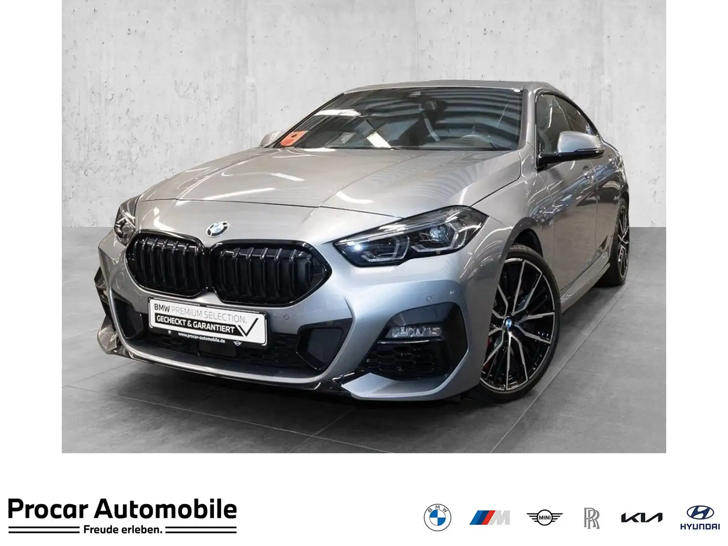 BMW 220 i Gran Coupé Sportpaket Head-Up HK HiFi DAB Gris - 1