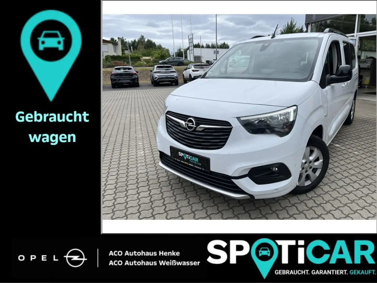 Opel Combo Life 1.2 Turbo Start/Stop Automatik Ultimate Blanc - 1