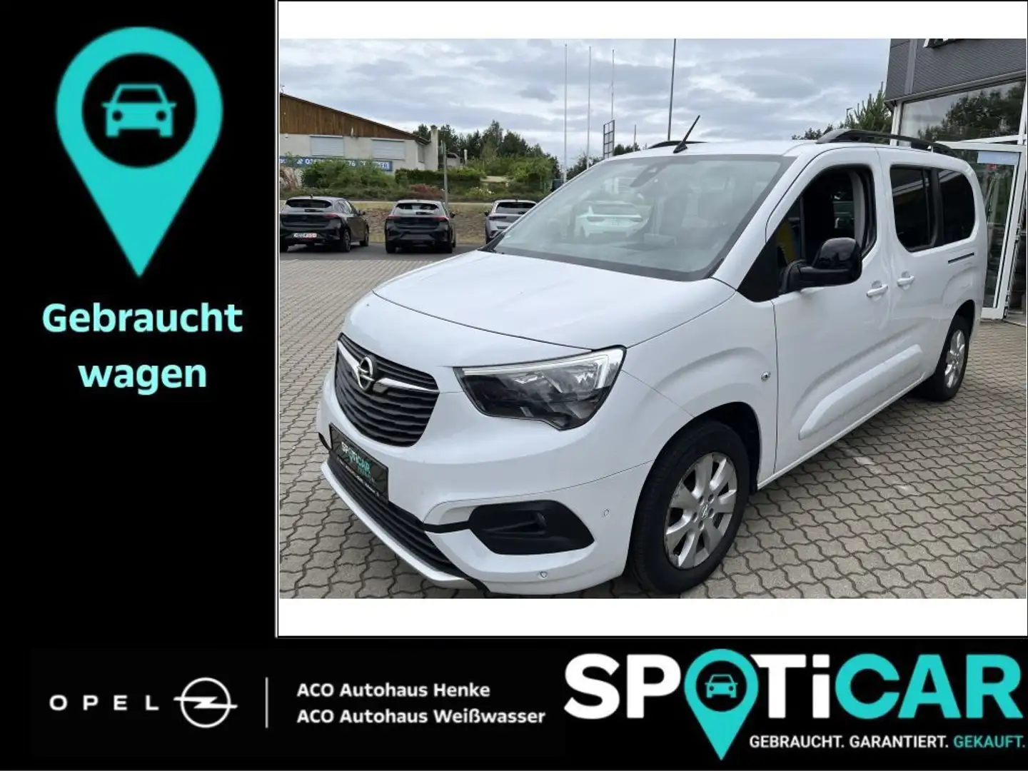 Opel Combo Life 1.2 Turbo Start/Stop Automatik Ultimate Blanc - 2